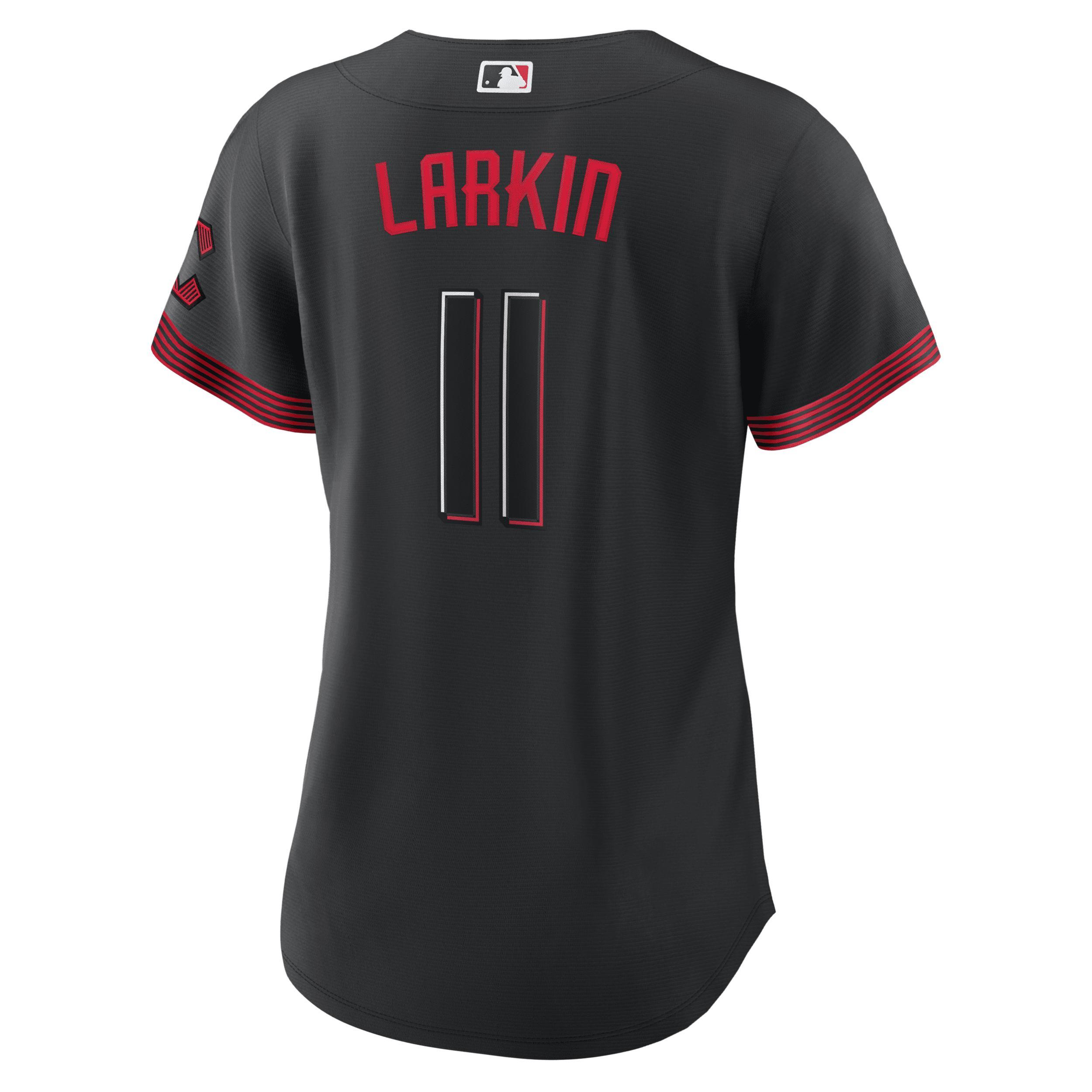 Womens Nike Ken Griffey Jr. Black Cincinnati Reds City Connect Replica Player Jersey Product Image