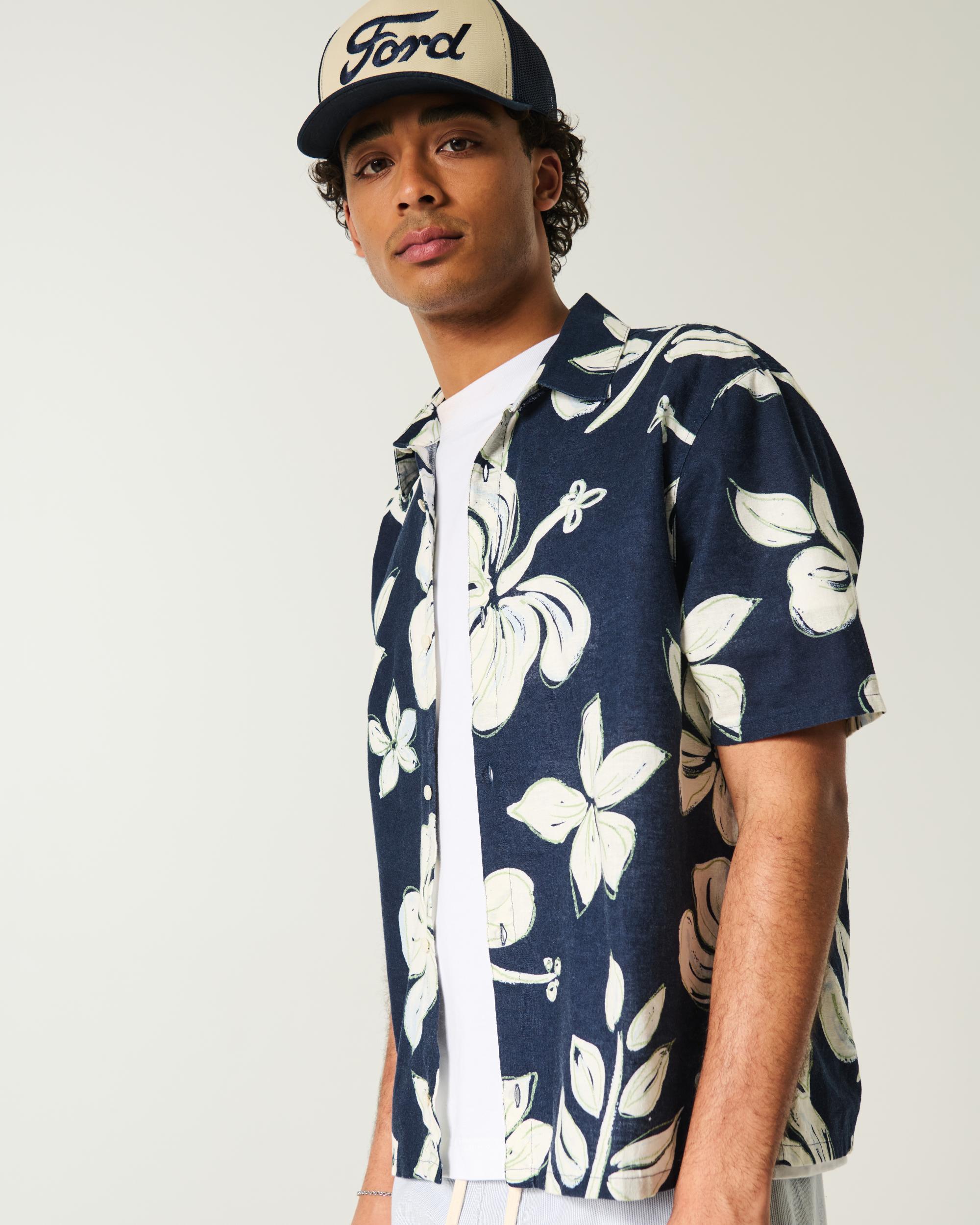 Boxy Short-Sleeve Shirt Product Image
