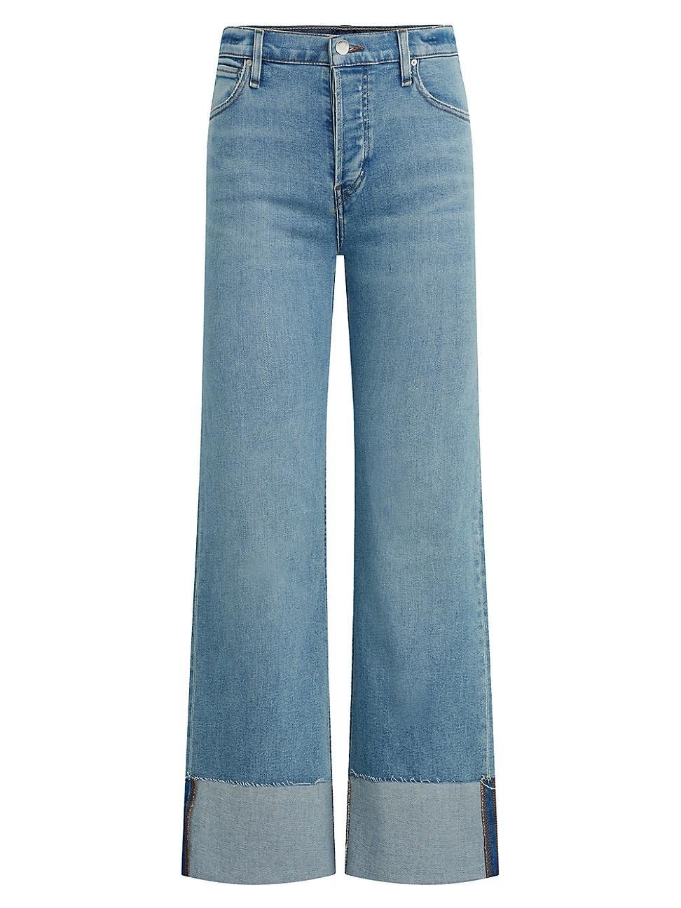 Womens Rosie Wide-Leg Crop Jeans Product Image