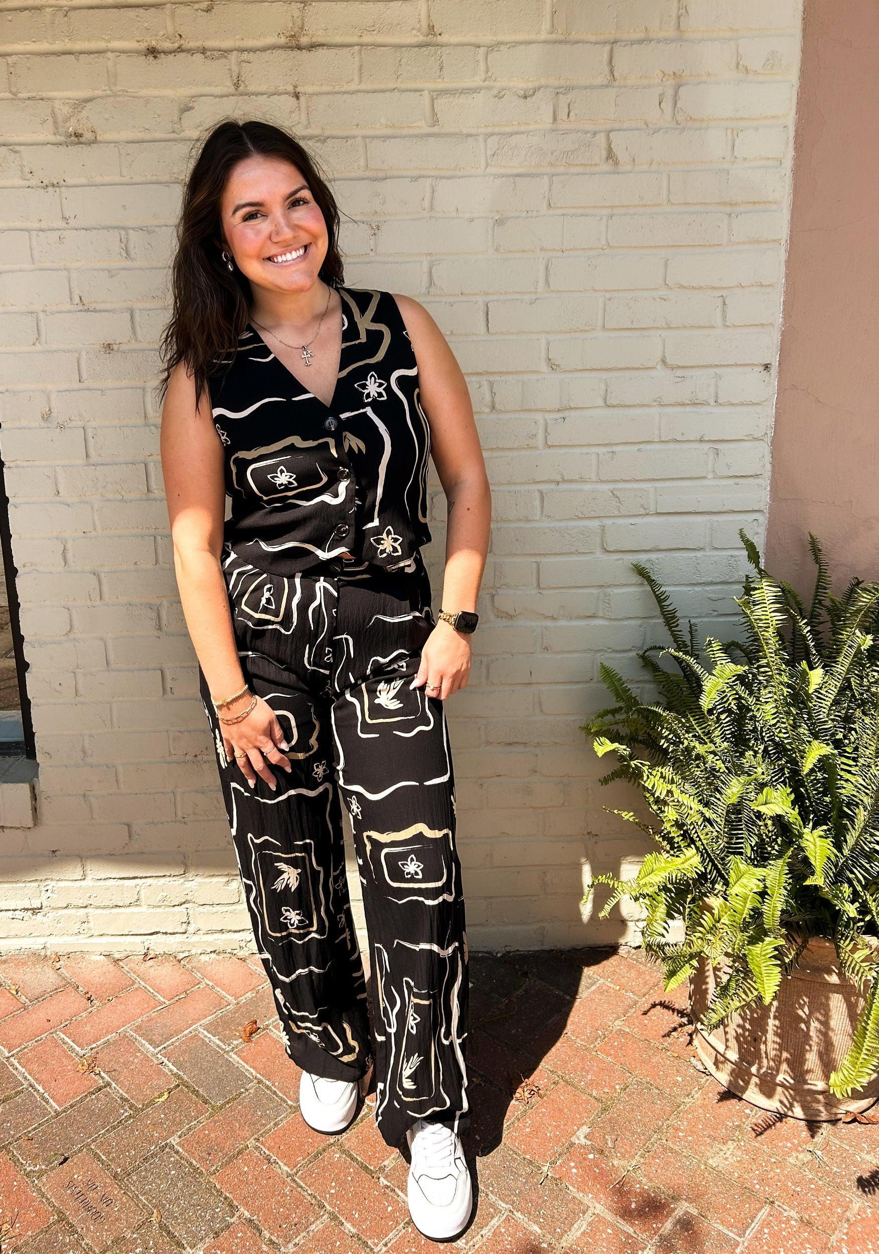 Spencer Printed Vest & Pant Set Product Image