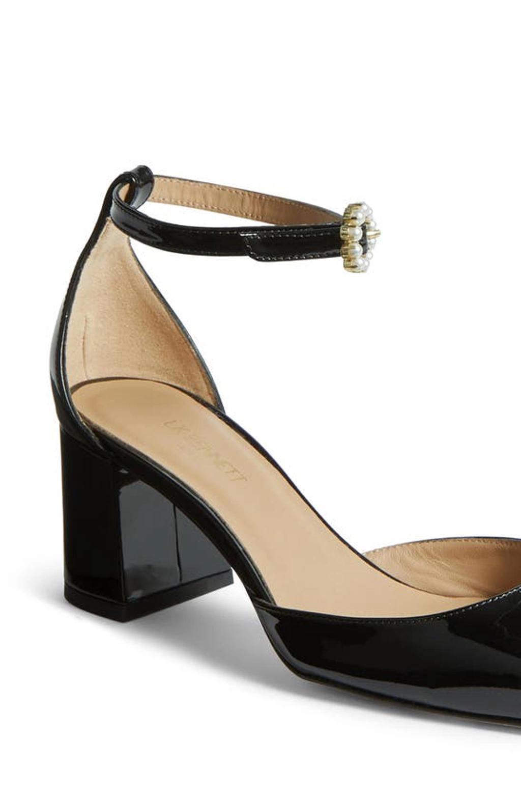 LK BENNETT Darling Ankle Strap Pump In Black Product Image