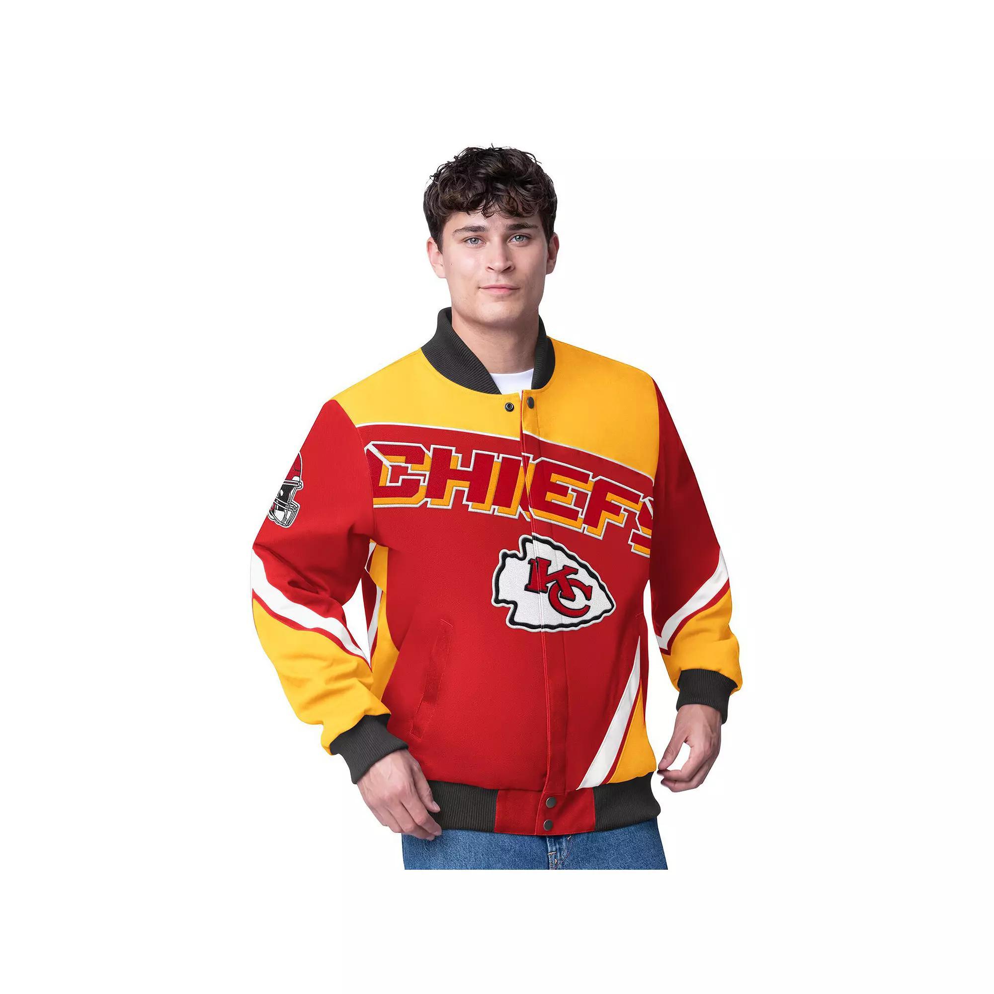 Men's G-III Extreme  Red Kansas City Chiefs Maximum Racing Full-Zip Jacket, Size: Small Product Image