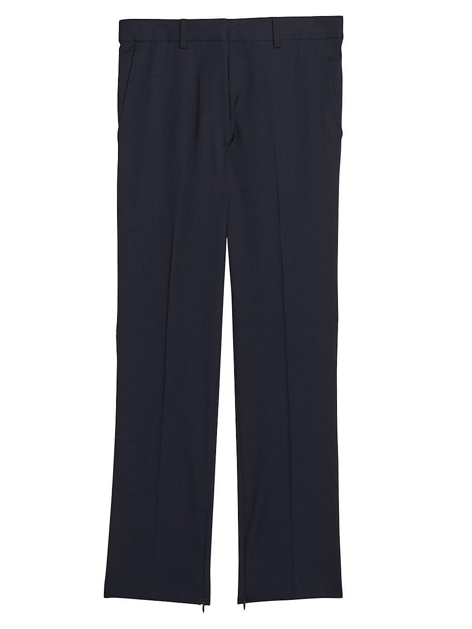 Cropped Slim Zip-Cuff Pants Product Image