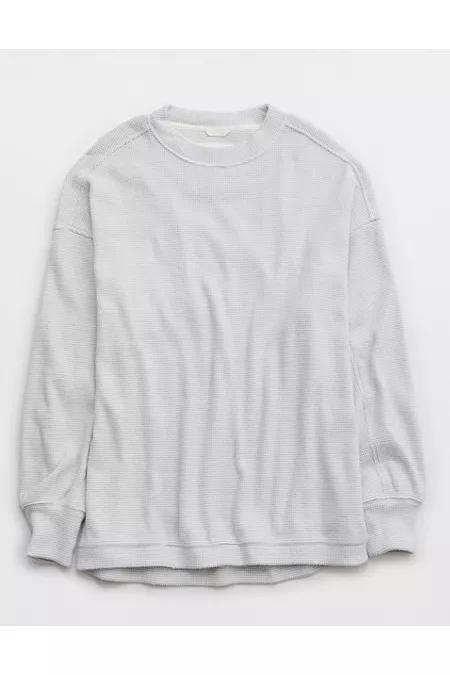 Aerie Getaway Waffle Sweatshirt Women's Product Image
