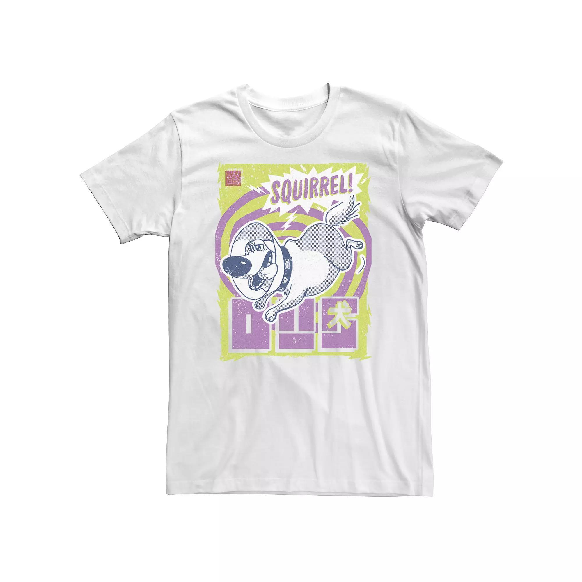 Big & Tall Disney / Pixar Up Dug Kanji Style Poster Tee, Mens Product Image