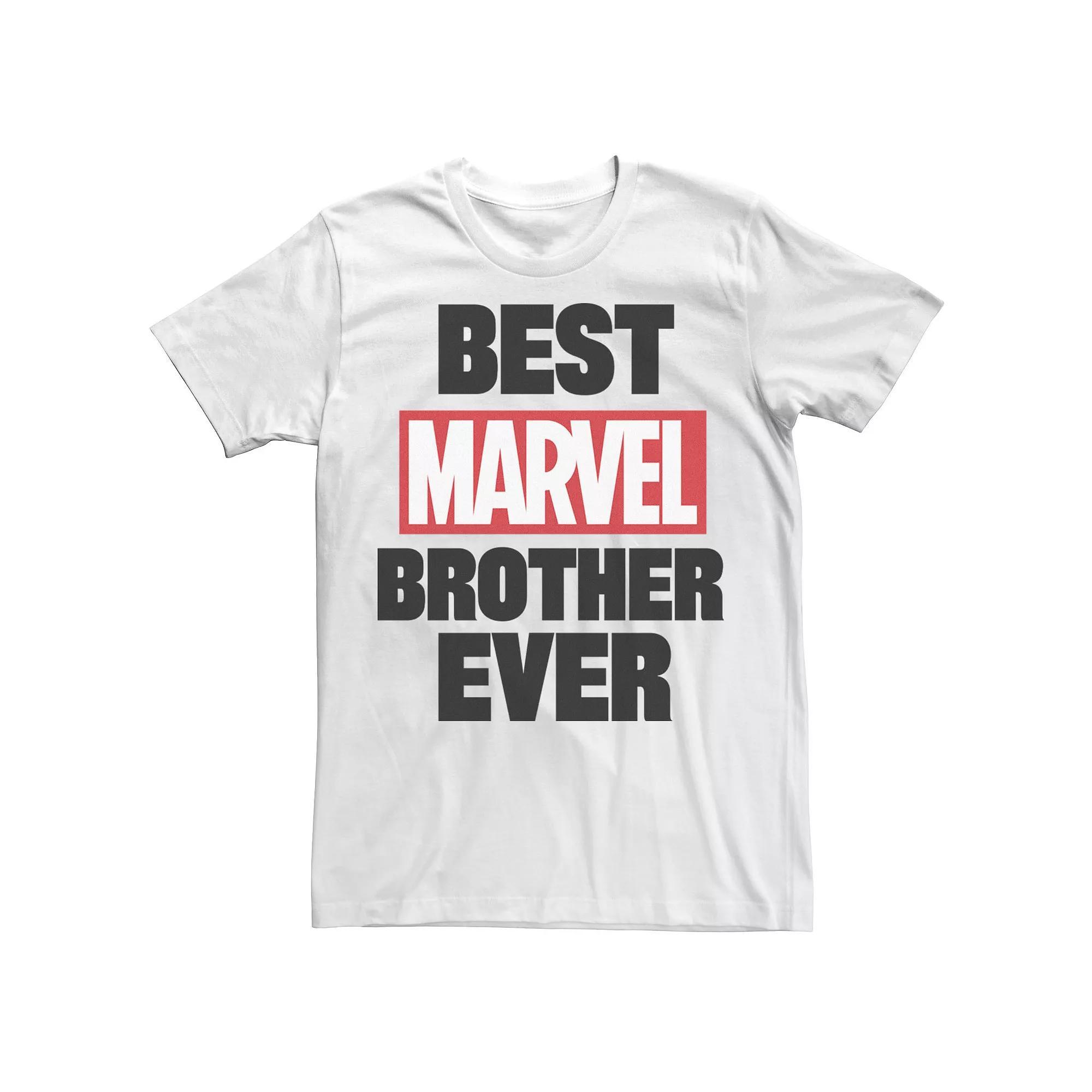 Mens Marvel Best Marvel Brother Graphic Tee Product Image