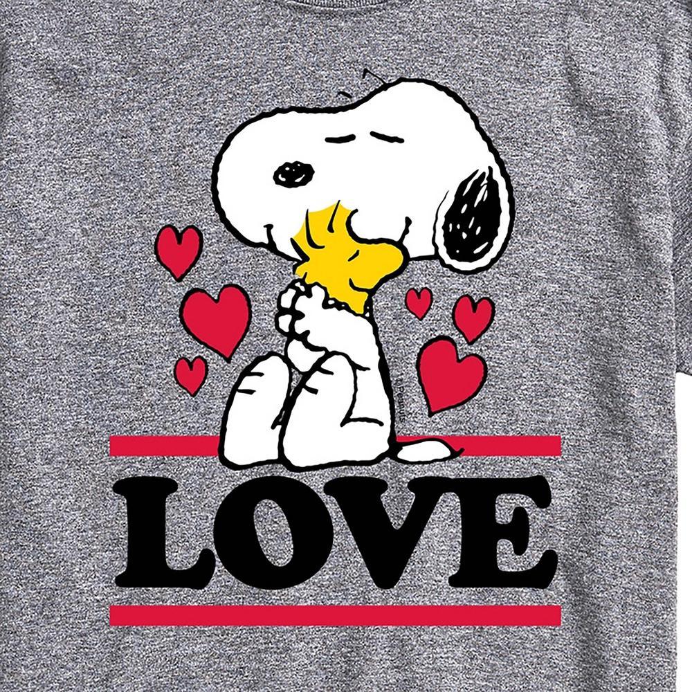 Big & Tall Peanuts Love Snoopy Tee, Mens Product Image