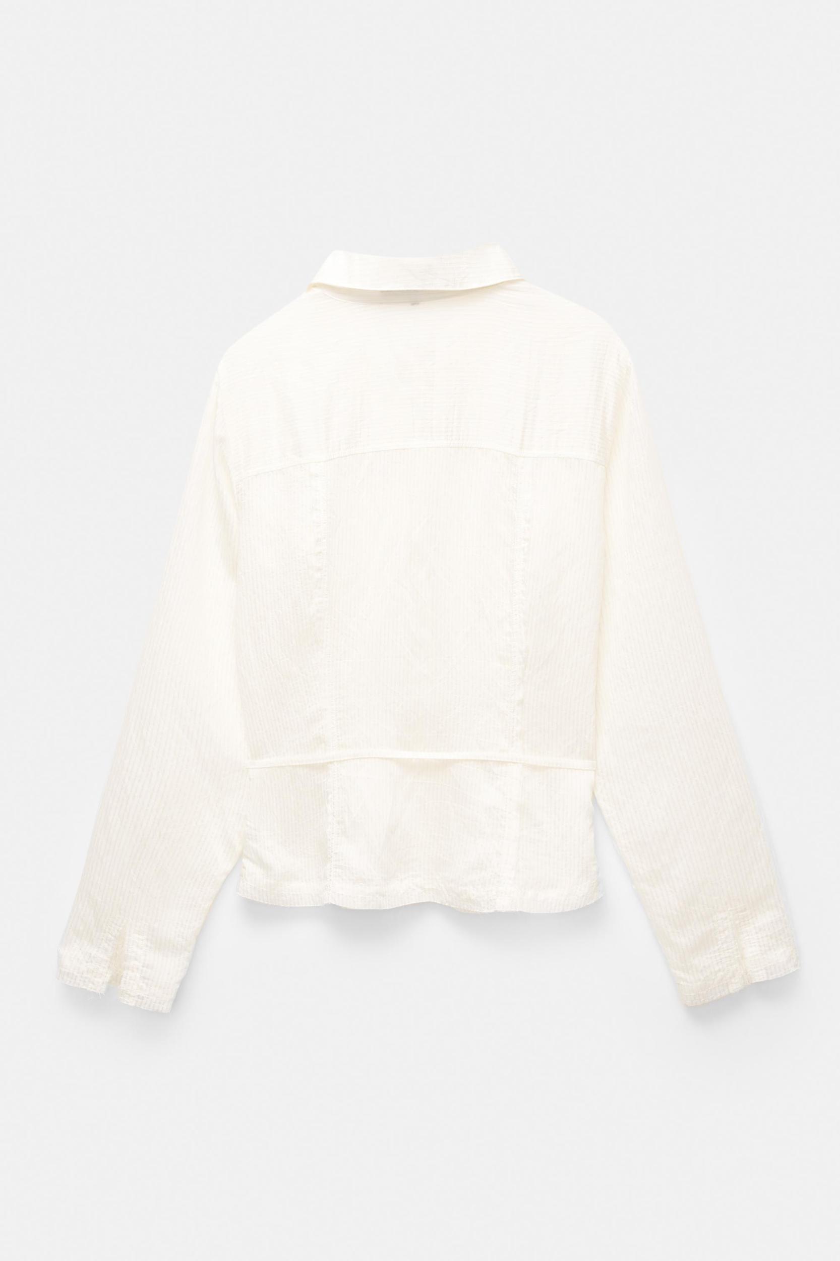 Sheer fitted shirt Product Image