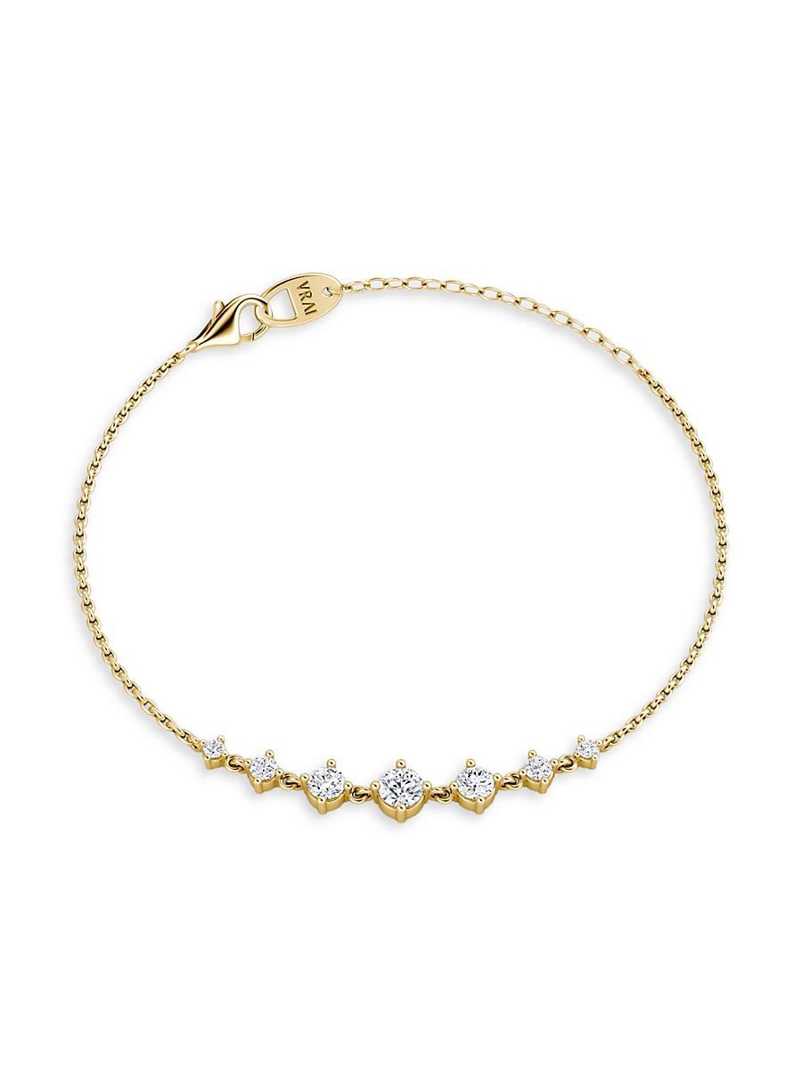 Womens 14K Gold & 0.48 TCW Lab-Grown Diamond Bracelet Product Image