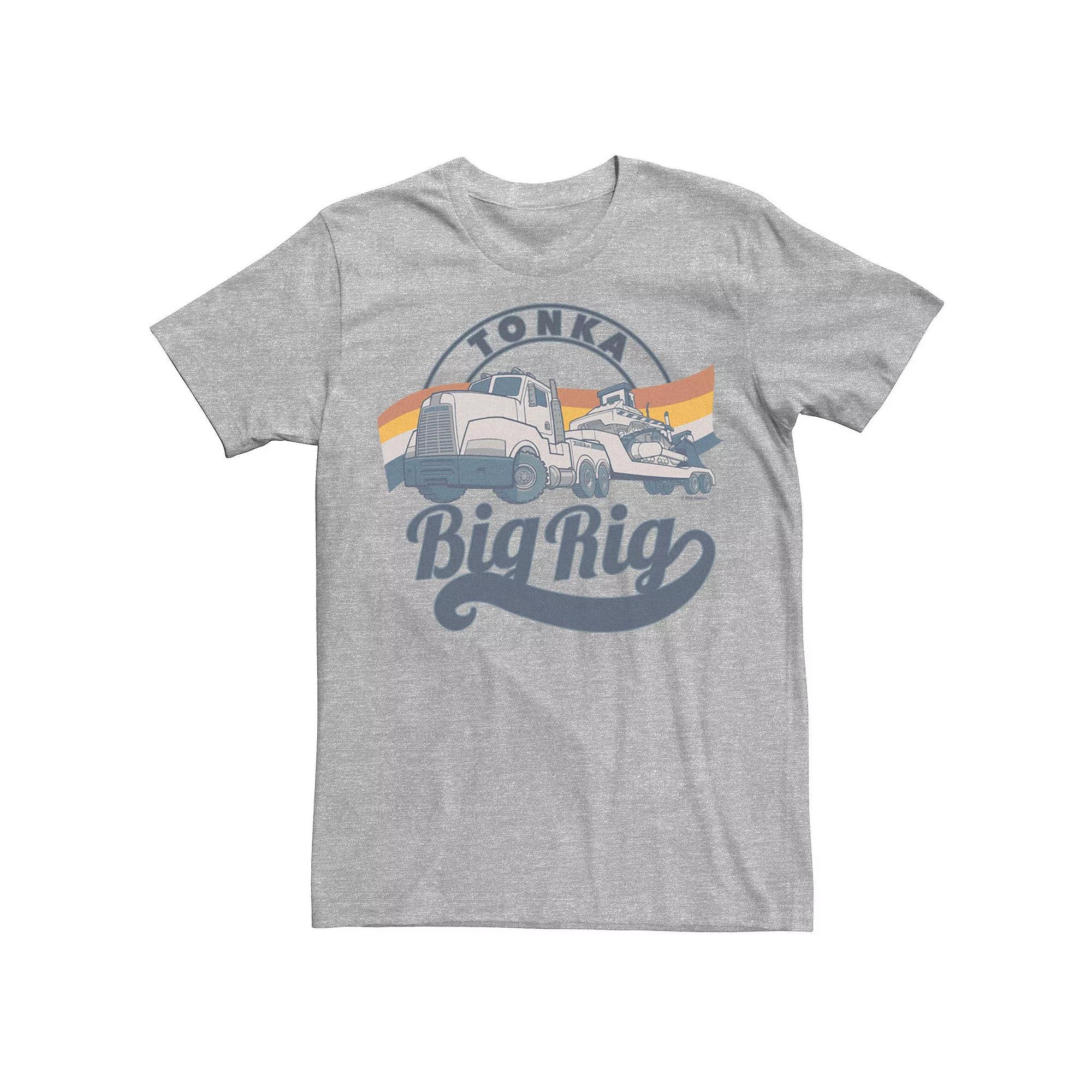 Men's Tonka Big Rig Retro Logo Tee, Size: XXL, Athletic Grey Product Image