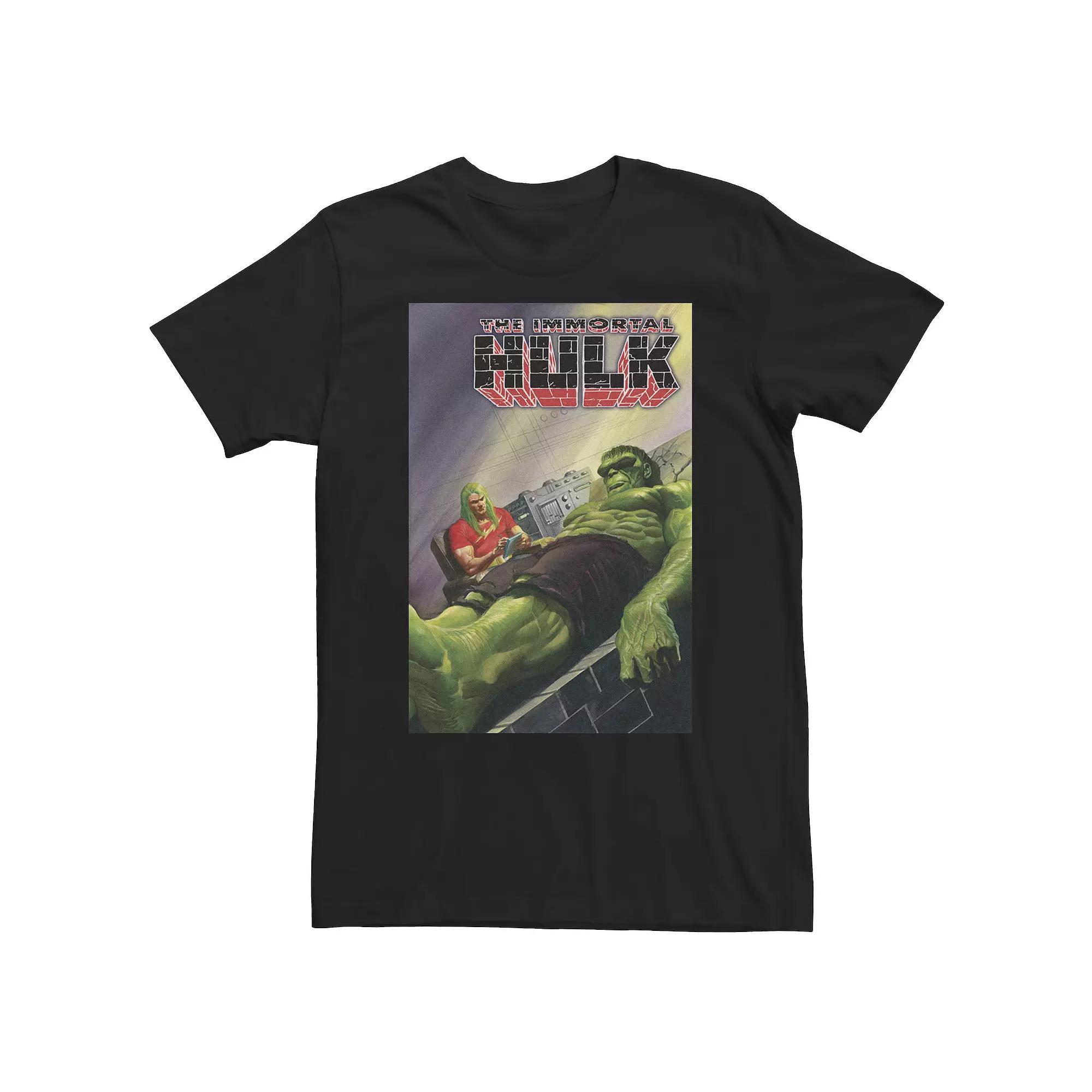 Big & Tall Marvel Comixology The Hulk Adam Warlock Comic Book Cover Tee, Men's, Size: XL Tall, Black Product Image