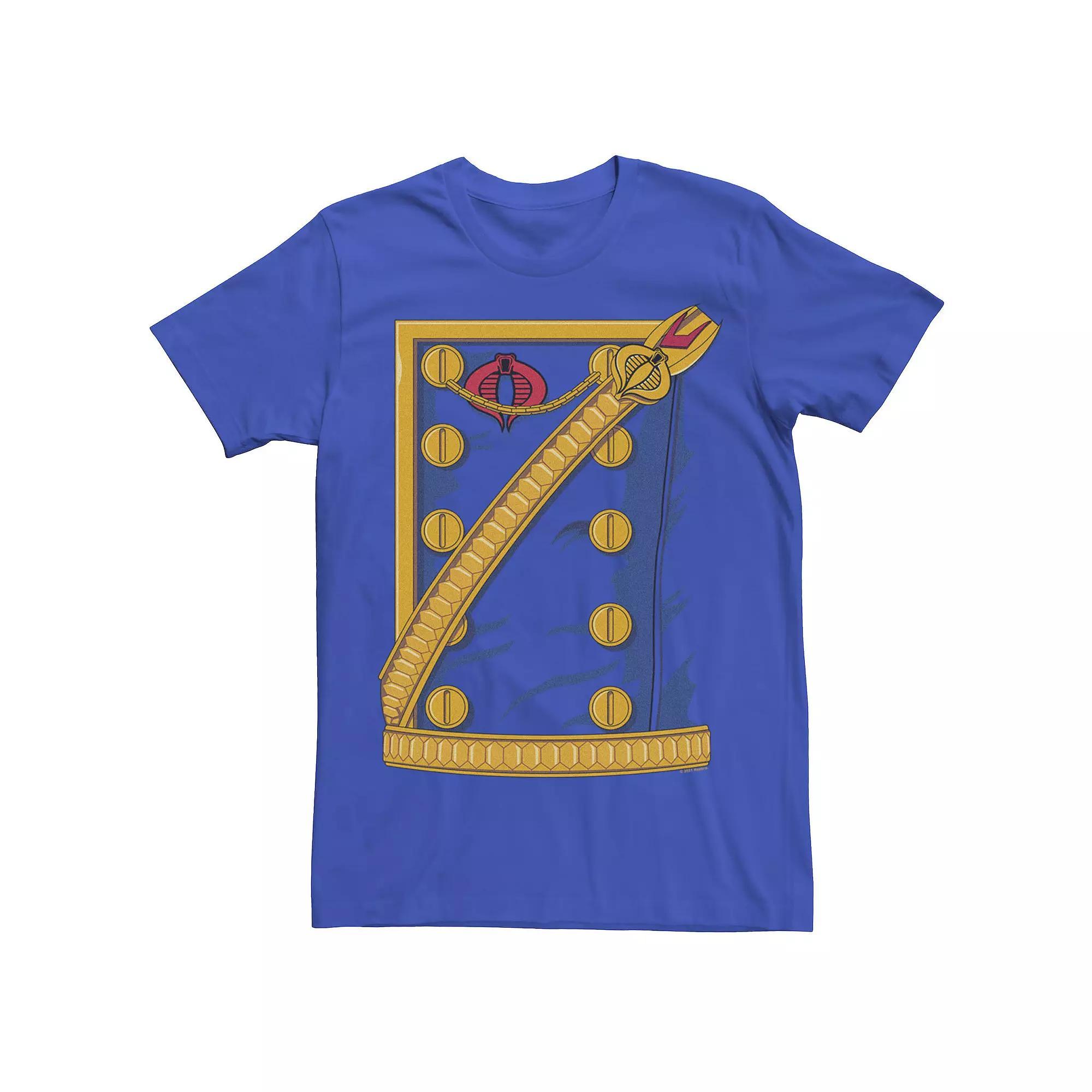 Men's G.I. Joe Cobra Commander Costume Tee, Size: XS, Royal Product Image