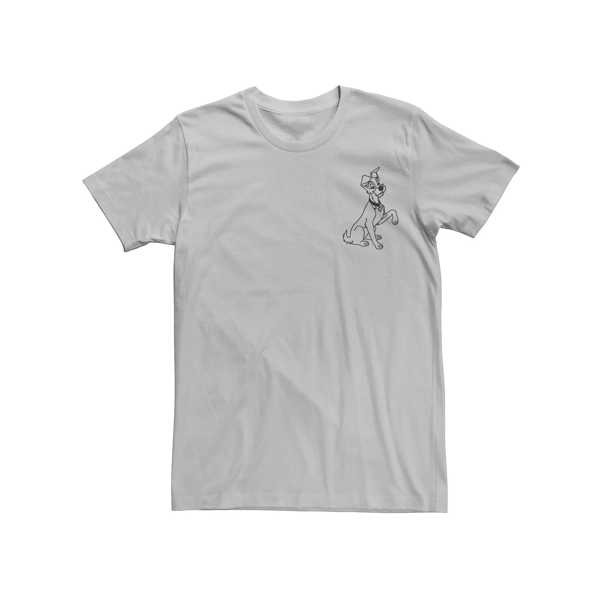 Big & Tall Disney Cruella Make Your Mark Tee, Men's, Size: 3XL Tall, Athletic Grey Product Image
