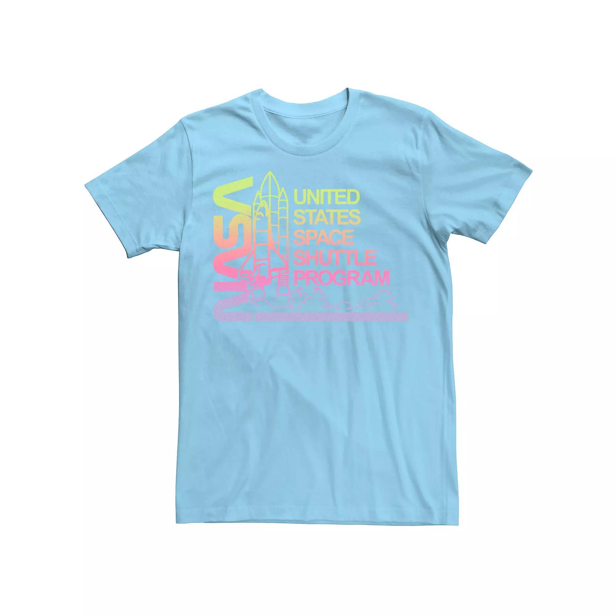 Mens NASA Gradient Space Program Logo Tee Product Image