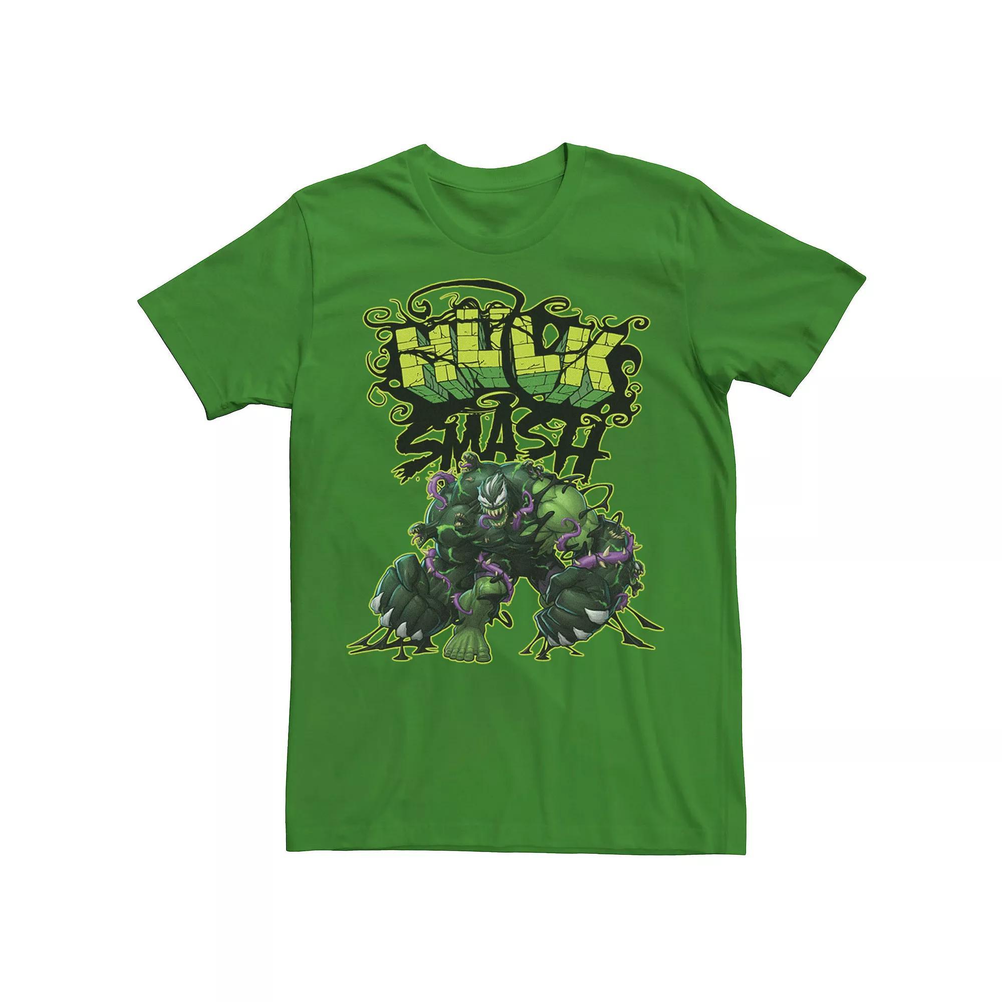 Men's Marvel Hulk Venom Smash Portrait Tee, Size: 3XL, Kelly Product Image