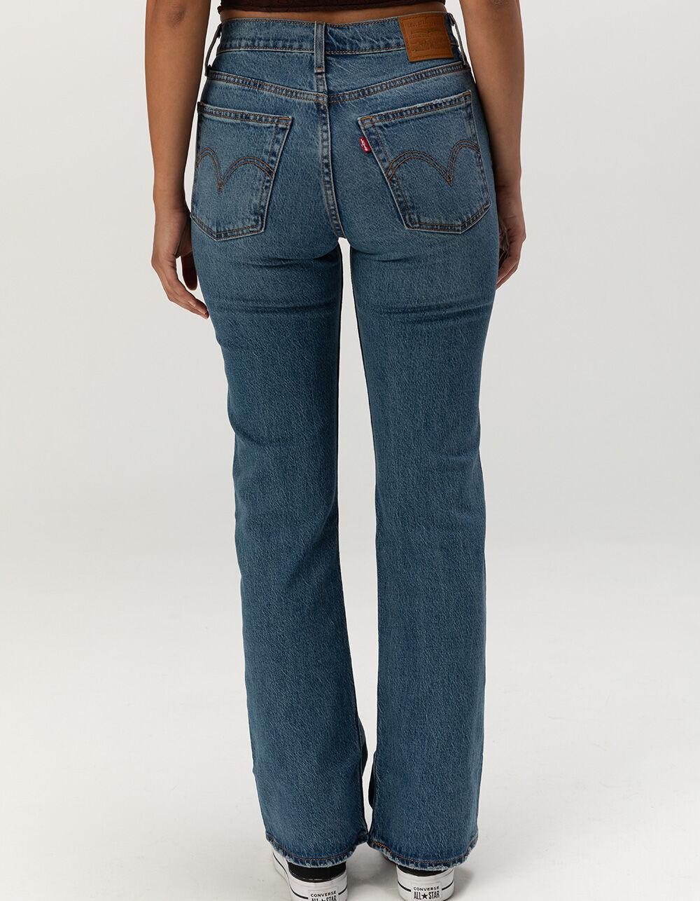 LEVI'S Premium Wedgie Bootcut Womens Jeans - Fair Point - DARK VINTAGE Product Image
