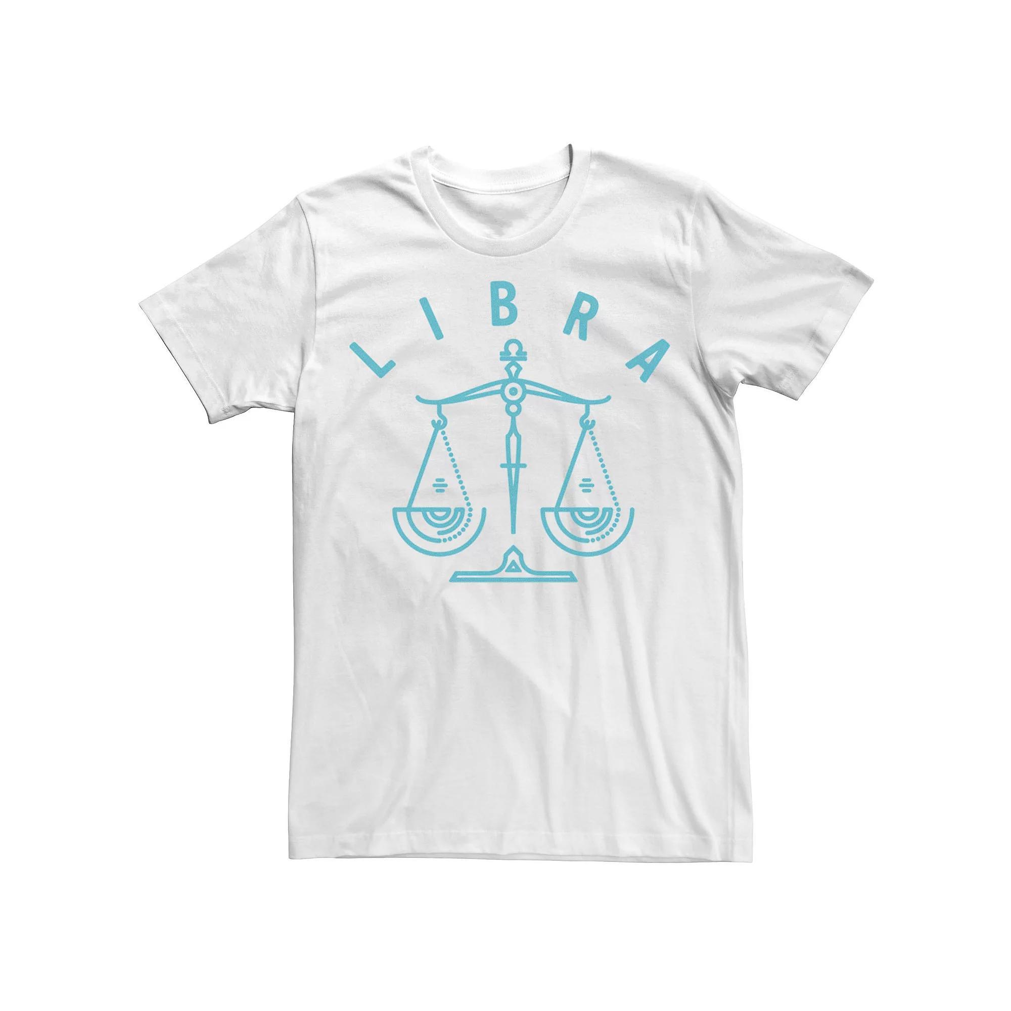 Men's Libra Scale White Ink Sketch Tee, Size: Medium Product Image
