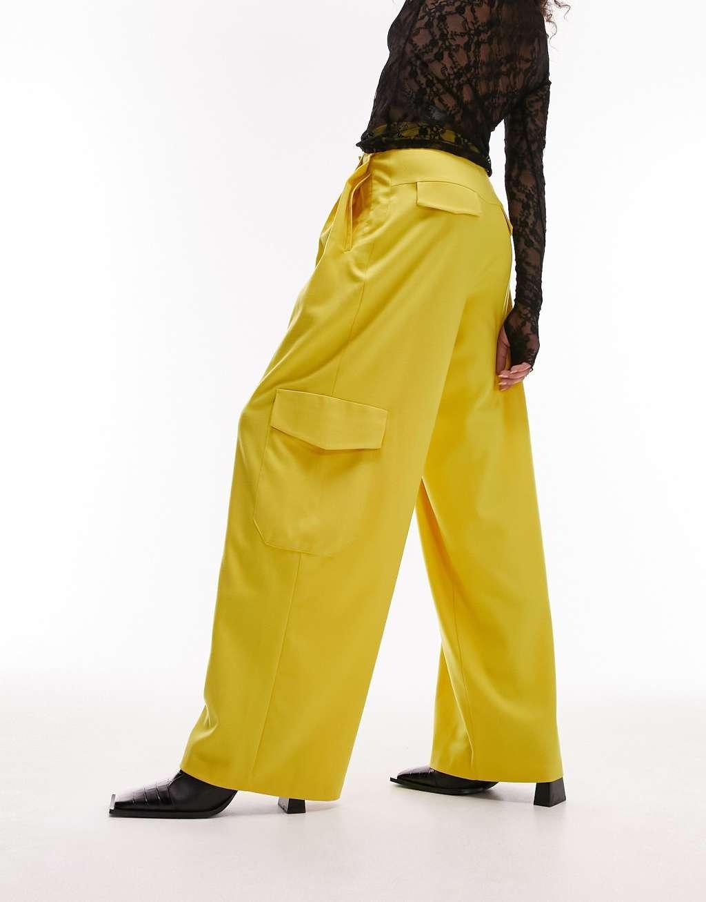 Topshop Tailored utility style pants Product Image