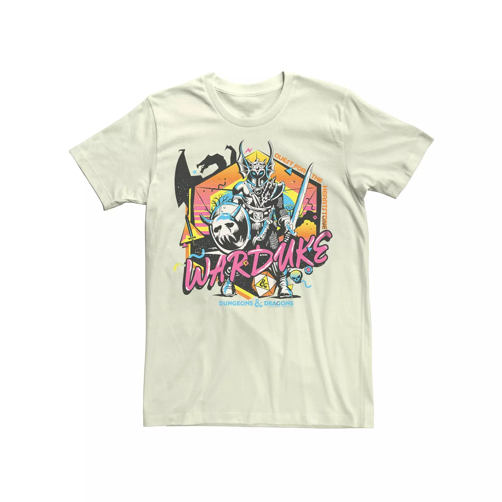 Men's Dungeons & Dragons Warduke Quest for the Heartstone Graphic Tee, Size: Large, Natural Product Image