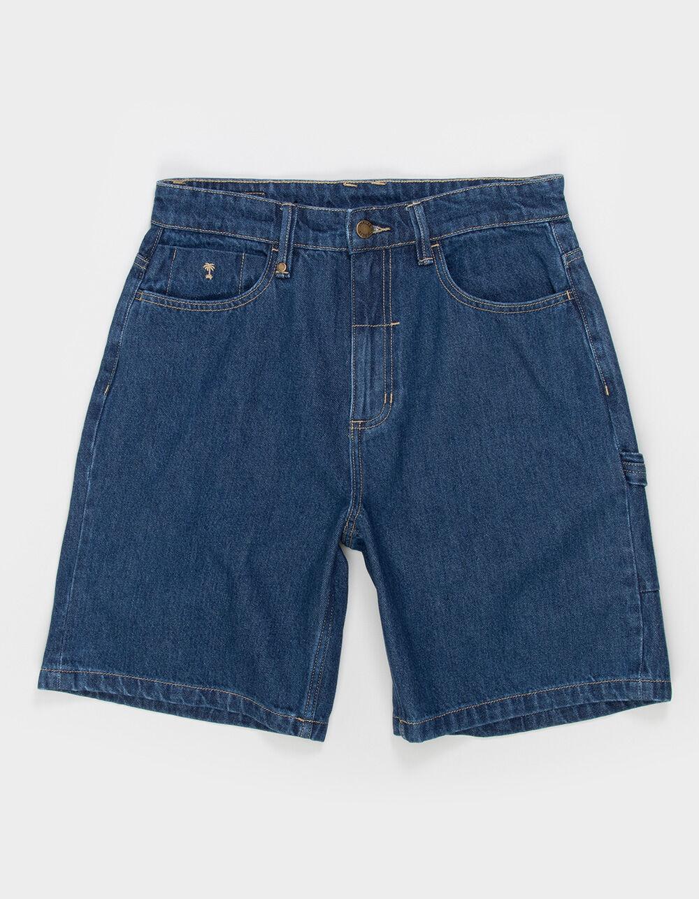 THRILLS Slacker Mens Denim Shorts - BLUE DENIM Product Image