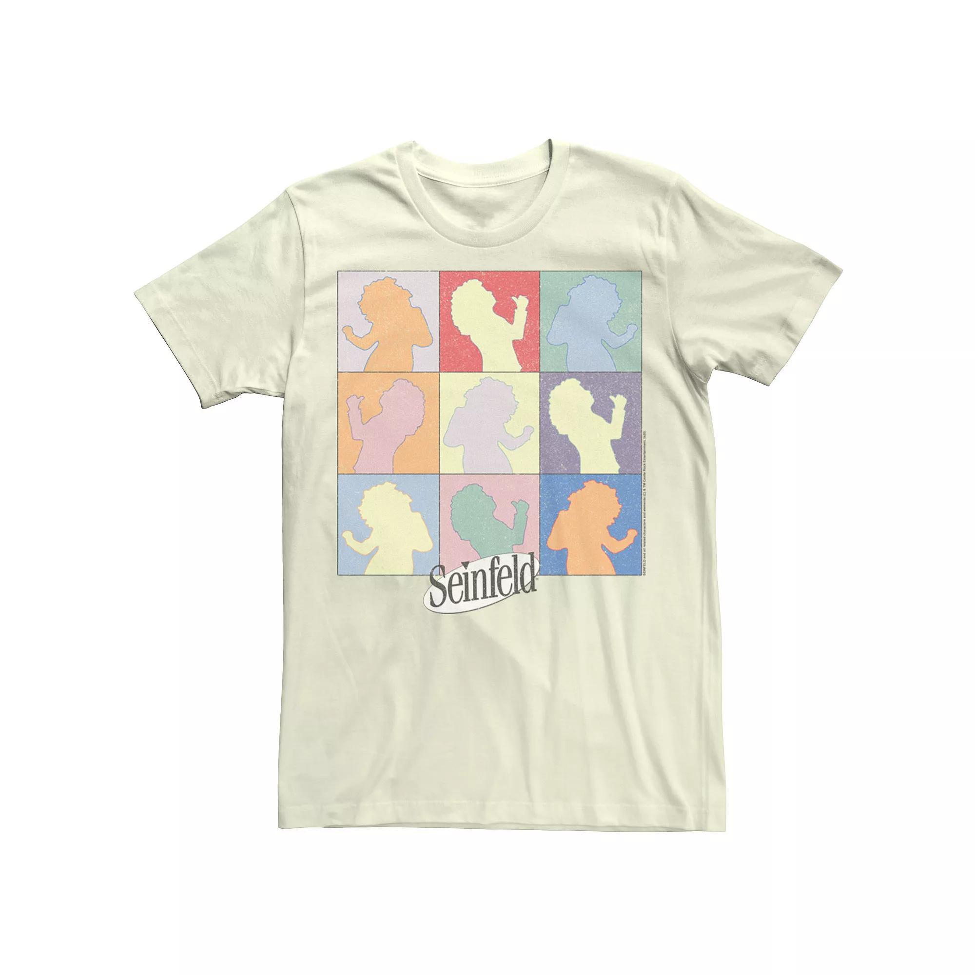 Men's Seinfeld Elaine Dancing Pop Art Tee, Size: Medium, Natural Product Image