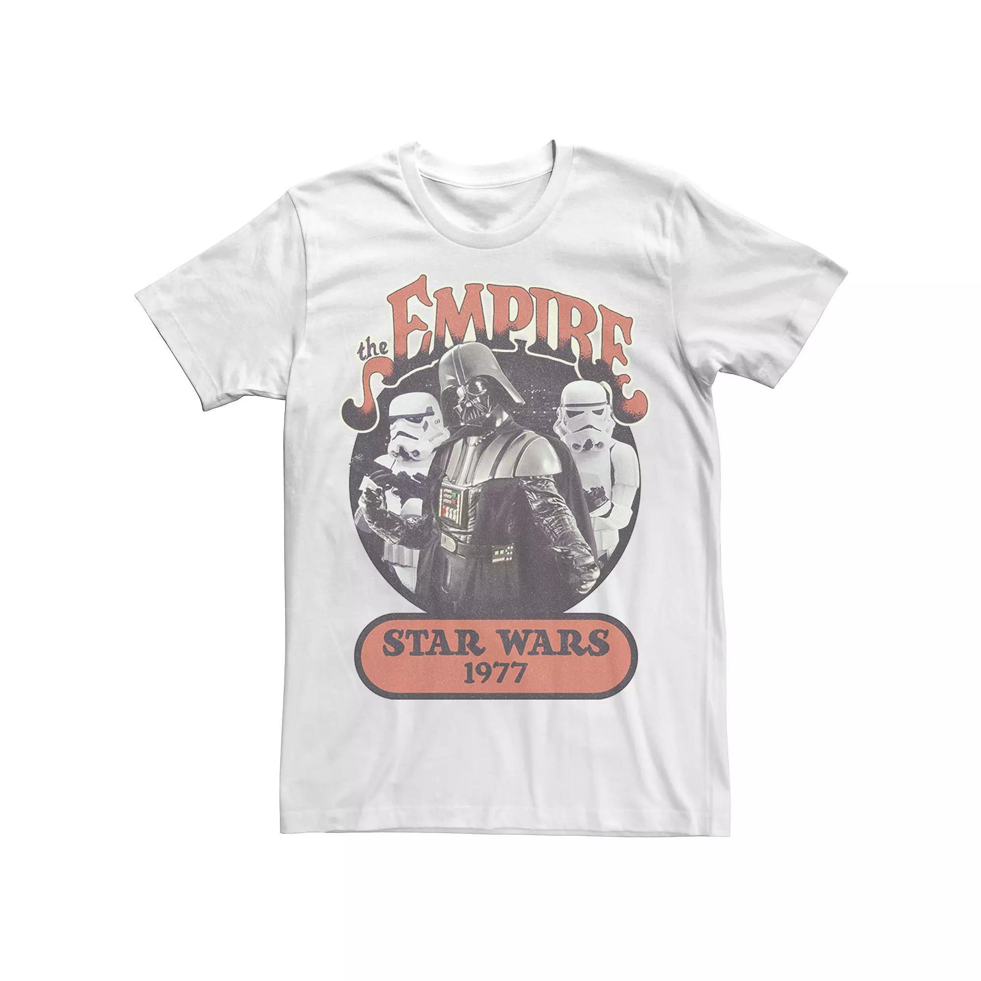 Men's Star Wars Empire Vintage 1977 Graphic Tee, Size: Large, White Product Image