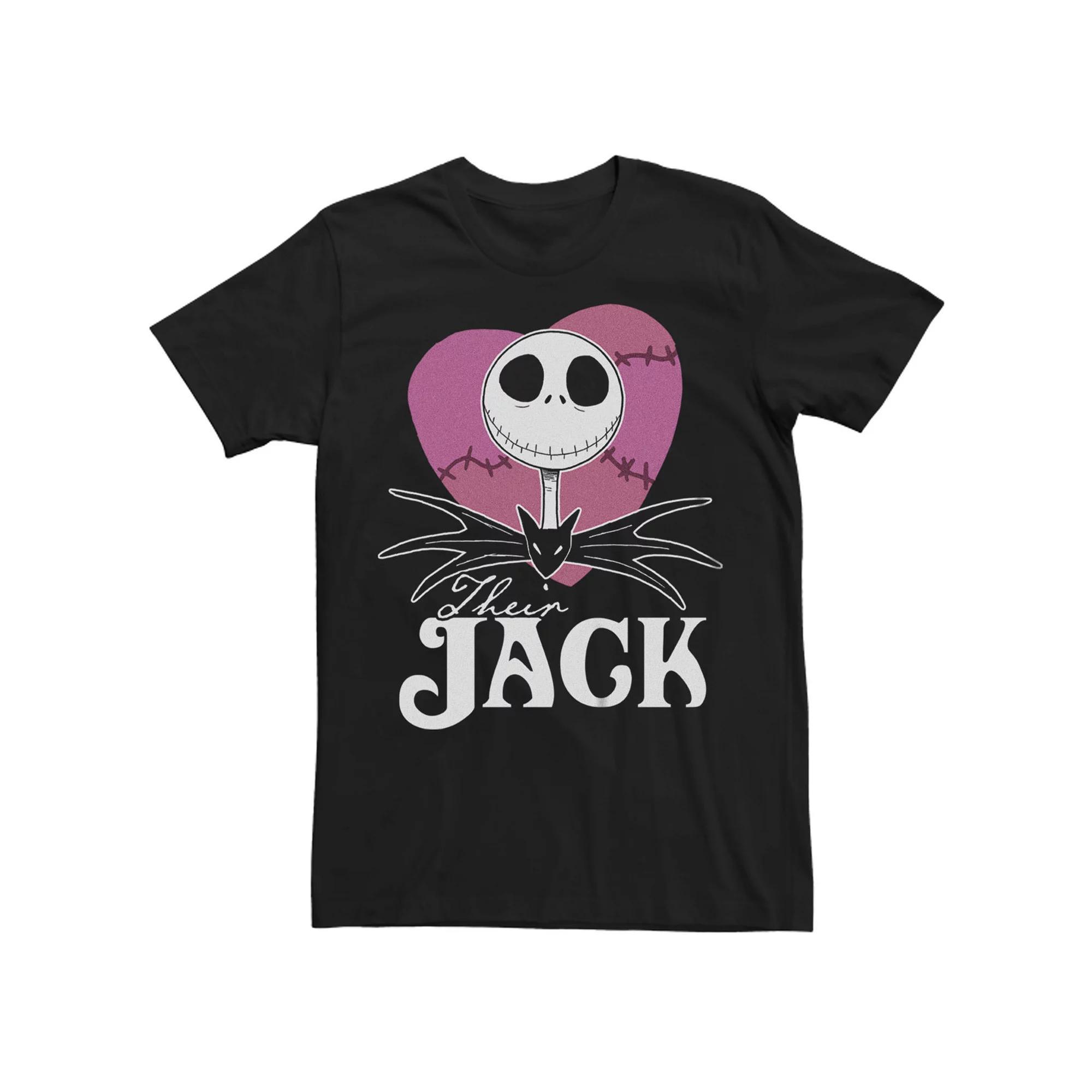 Disneys The Nightmare Before Christmas Jack Skellington Their Heart Mens Tee Product Image