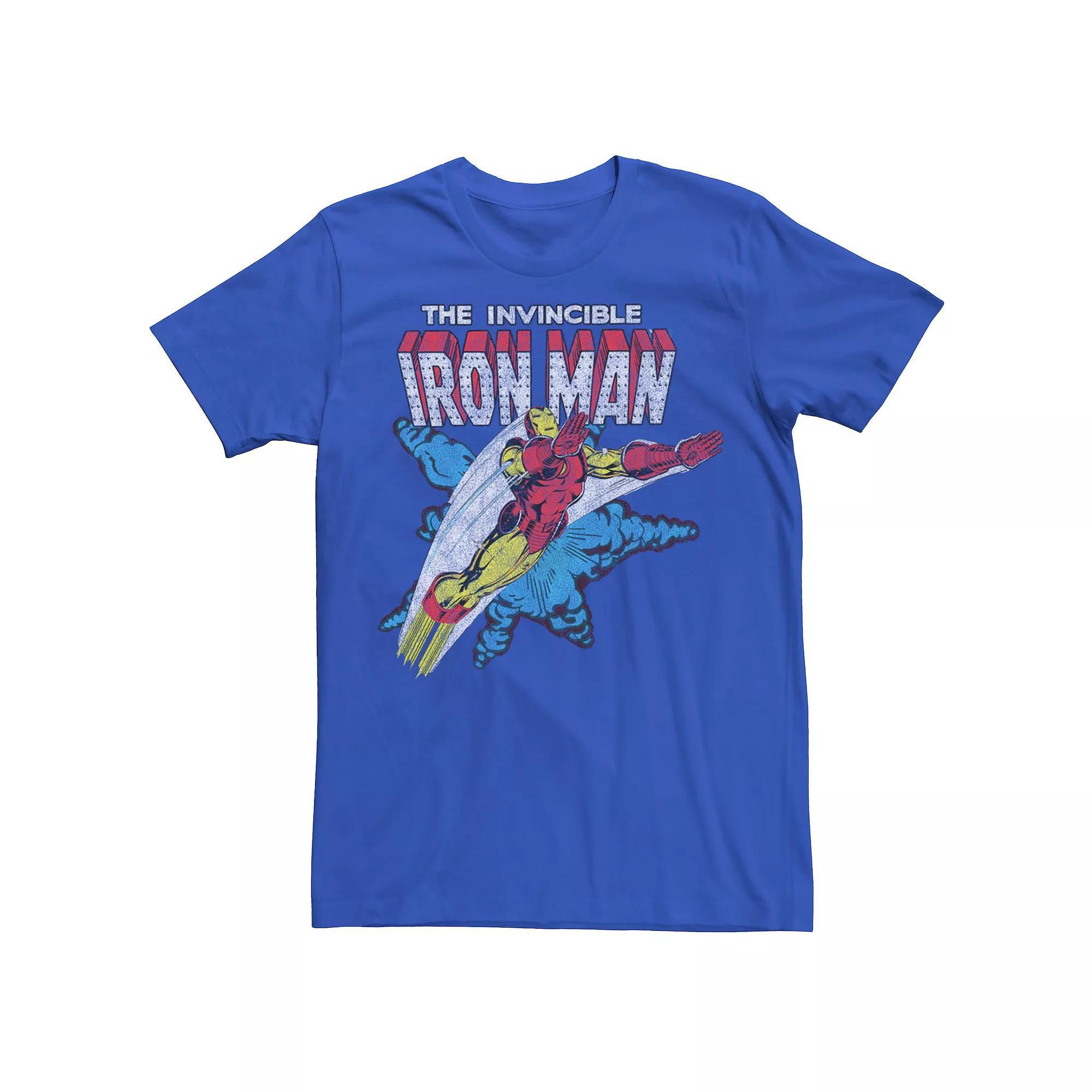Men's Marvel Iron Man Tee, Size: 3XL, Royal Product Image