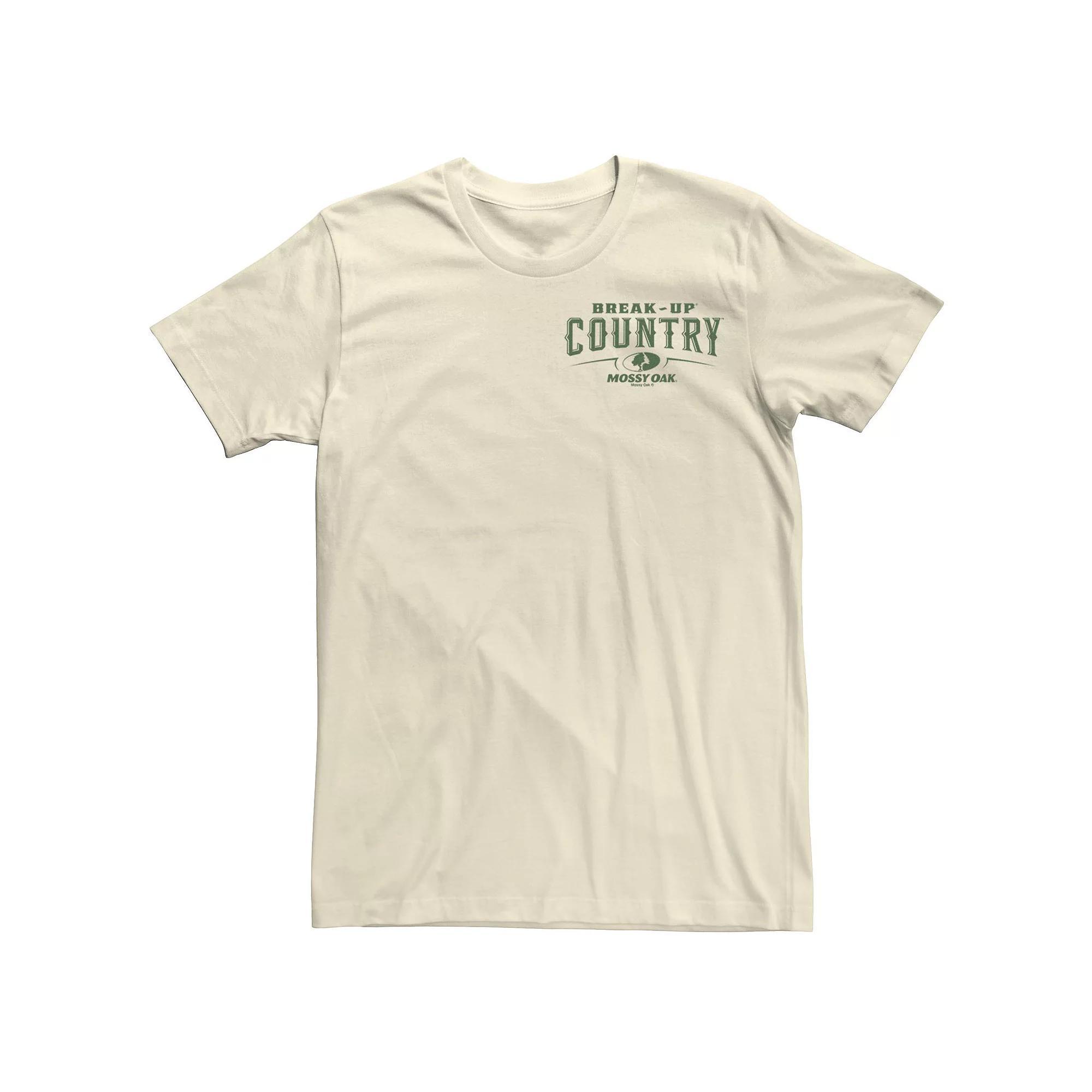 Men's Mossy Oak Break-Up Country Logo Pocket Tee, Size: XL, Natural Product Image