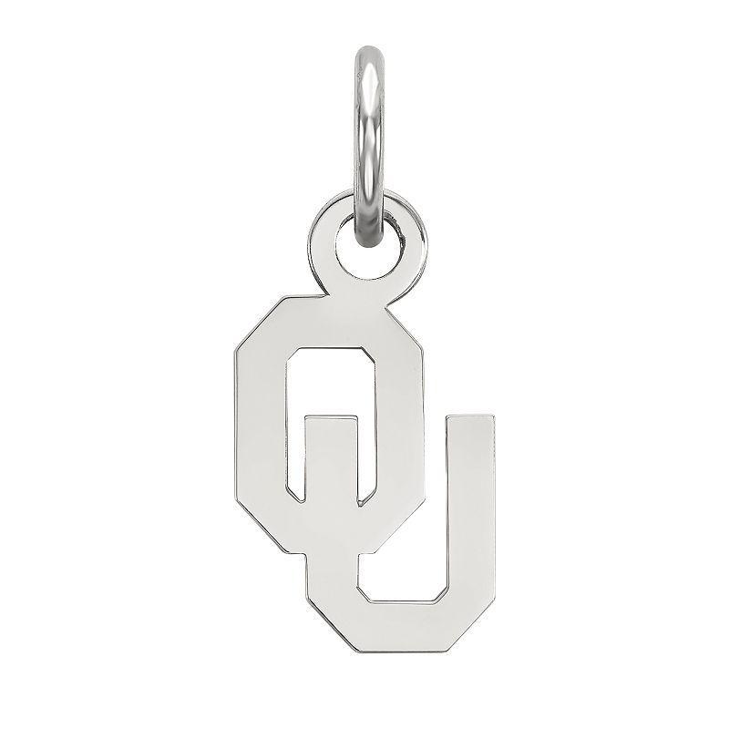 LogoArt Sterling Silver Oklahoma Sooners Pendant, Women's, Size: 15 mm Product Image
