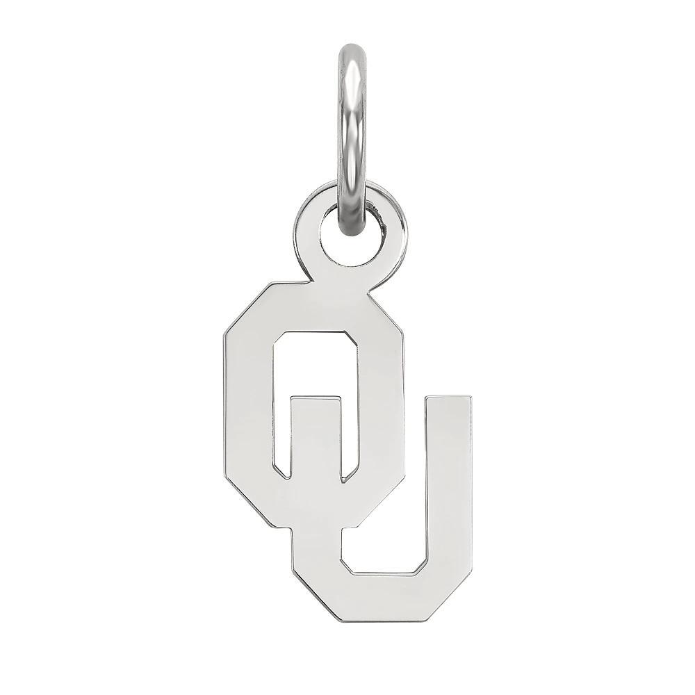 LogoArt Sterling Silver Oklahoma Sooners Pendant, Women's, Size: 15 mm Product Image
