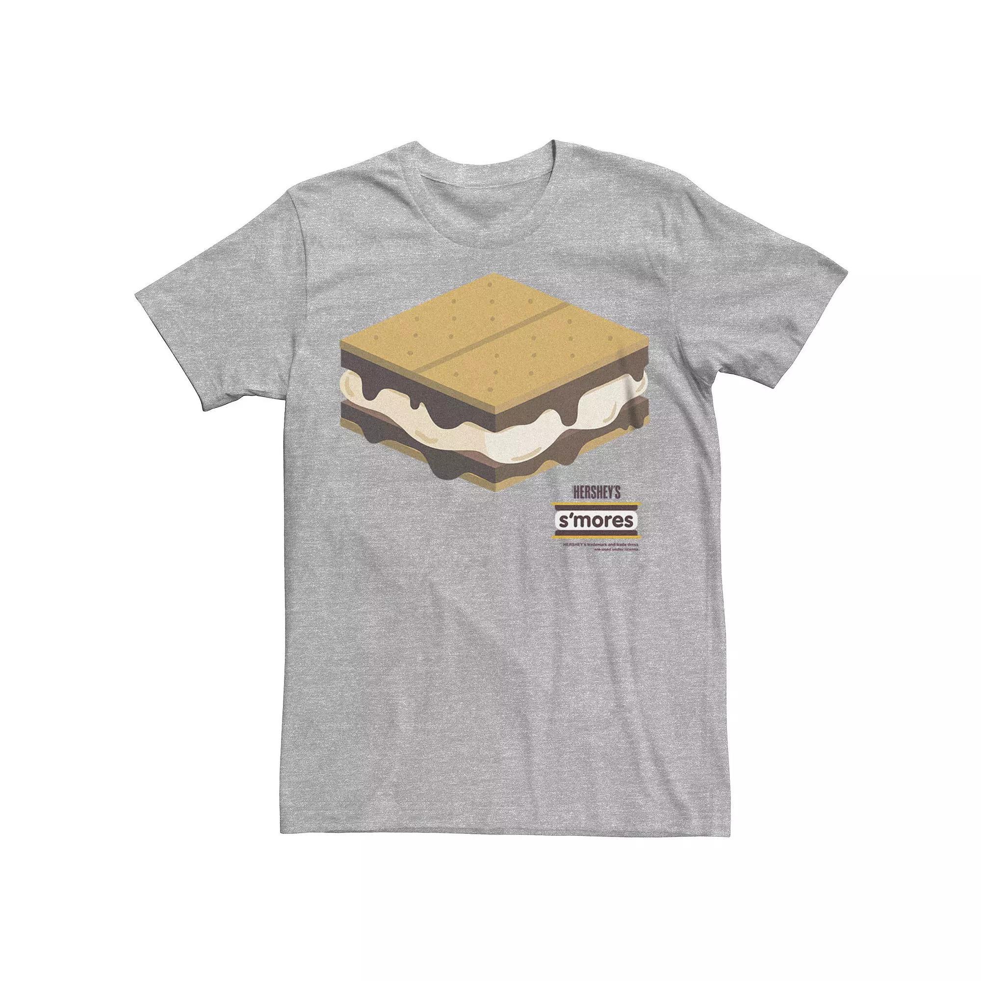Men's Hershey's S'Mores Sandwich Graphic Tee, Size: Medium, Athletic Grey Product Image