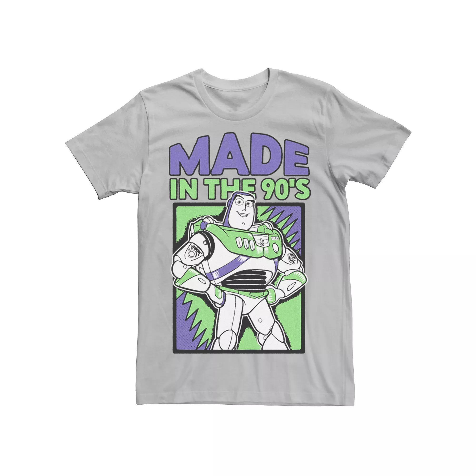 Disney / Pixars Toy Story 4 Buzz Lightyear Mens Made In The 90s Tee Product Image