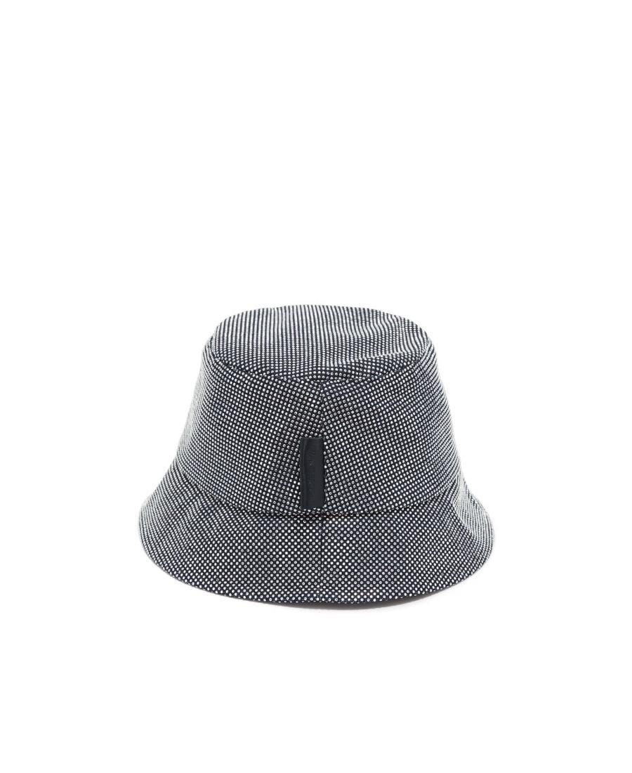 JW ANDERSON Hotfix Denim Bucket Hat In Black Product Image
