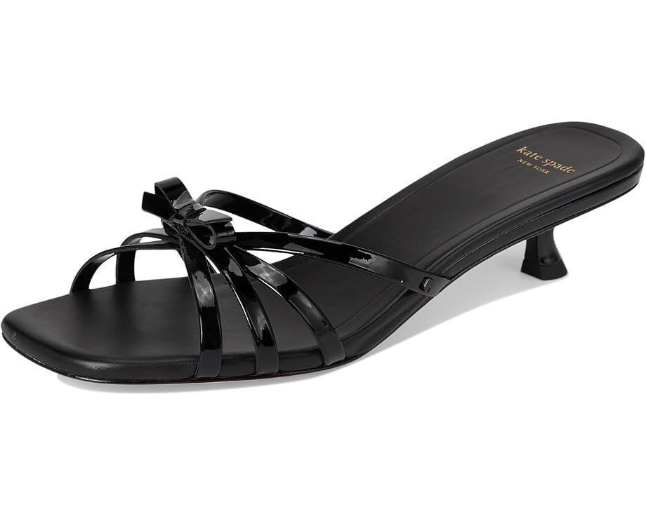 Carolina Metallic Leather Kitten Heel Sandals Product Image