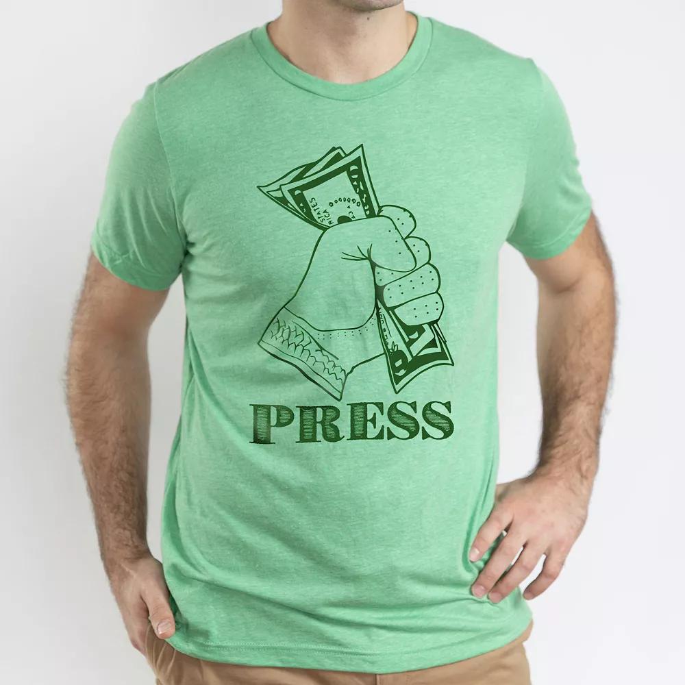 Men's SwingJuice Golf Press T-Shirt, Size: Medium, Green Product Image
