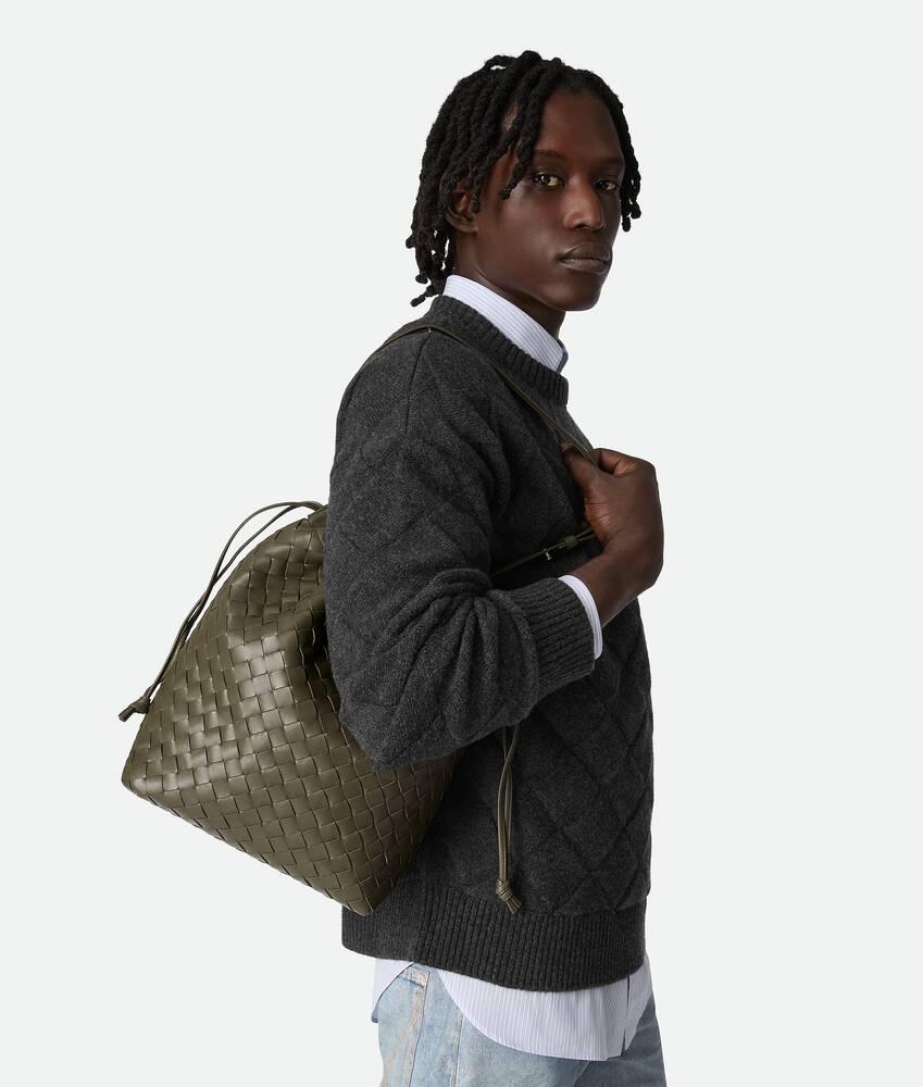 Men's Intrecciato Biblioteca Bucket in Cypress Product Image