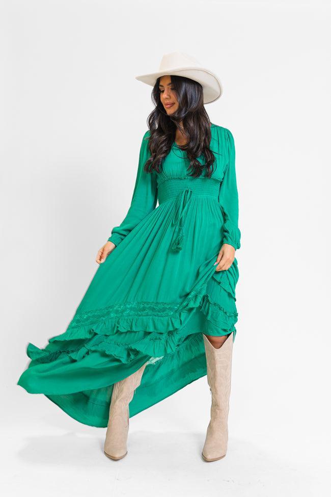 Lucky To Have You Jade Maxi Dress SALE Product Image