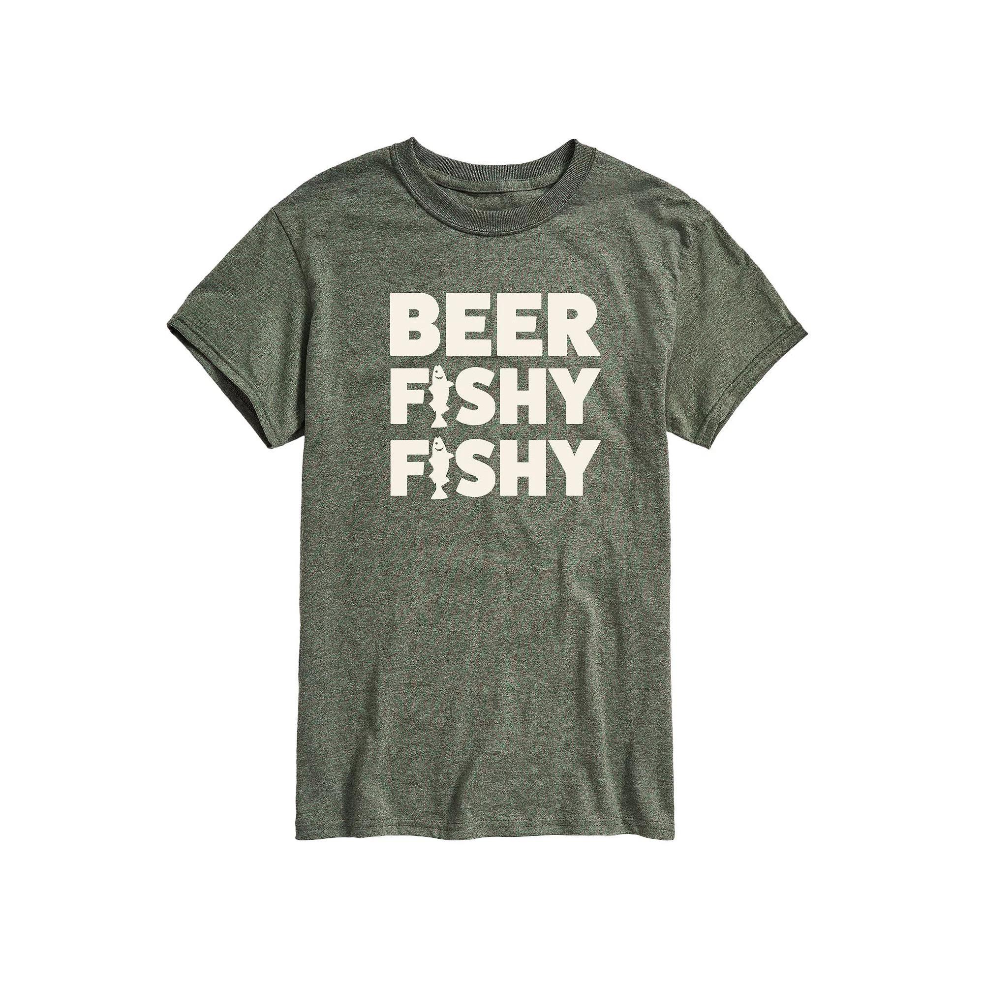 Mens Beer Fishy Fishy Graphic Tee Product Image