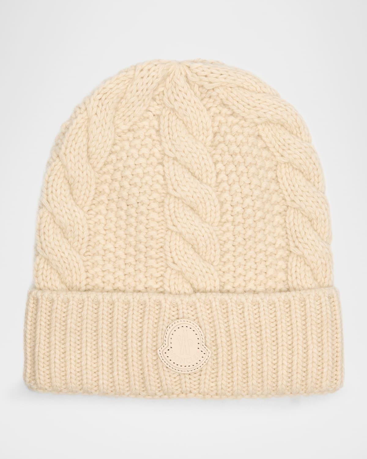 Mens Chunky Wool-Cashmere Beanie Product Image