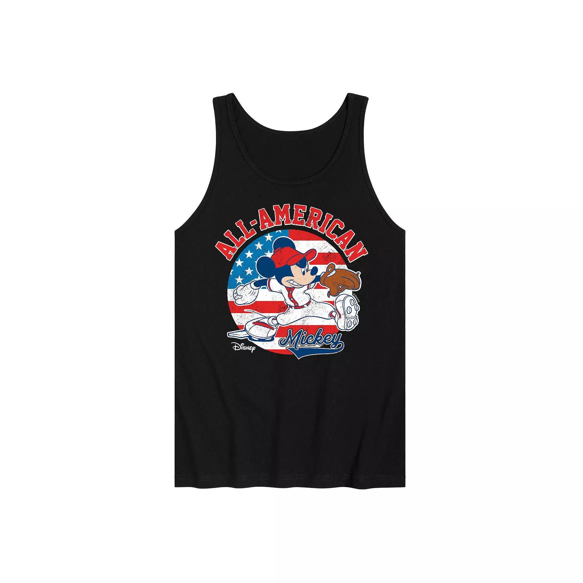 Disneys Mickey Mouse Mens Americana Baseball Tank Top Product Image