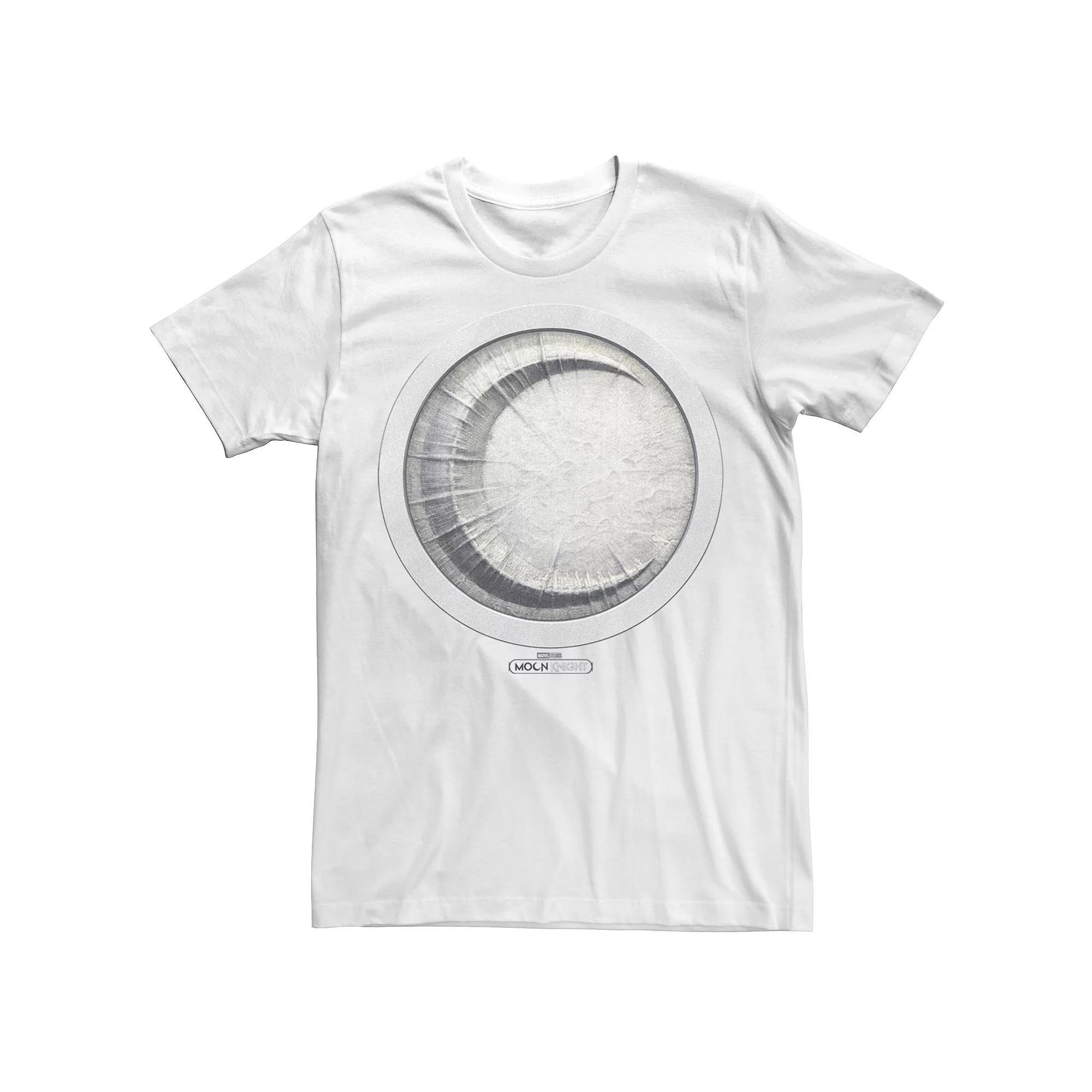 Men's Marvel Moon Knight Moon Silver Icon Tee, Size: XS, White Product Image
