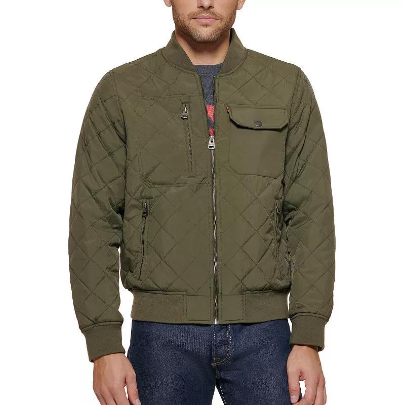 Men's Levi's® Diamond Quilted Jacket, Size: XL, Clay Product Image