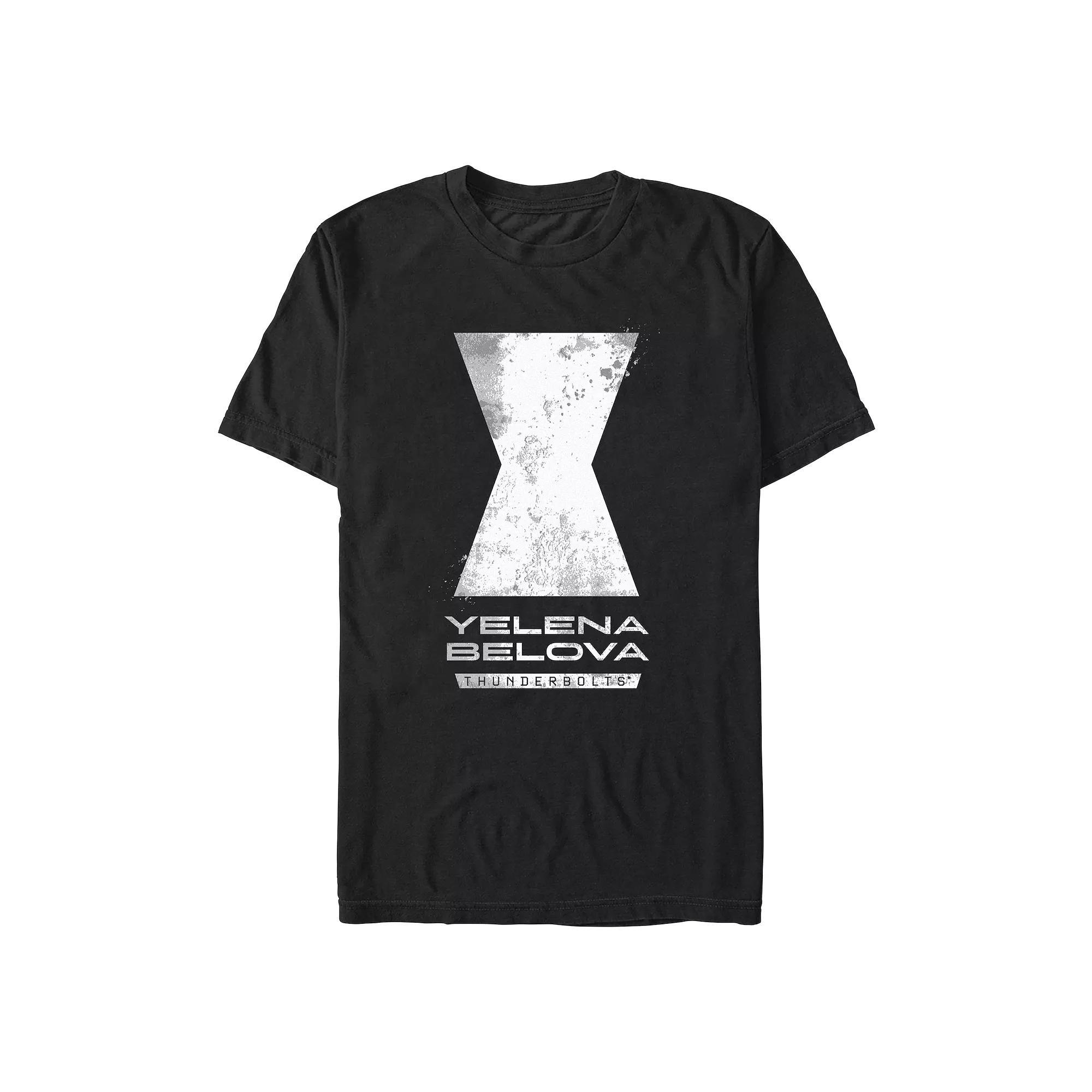 Big & Tall Marvel Thunderbolts Yelena Belova Symbol Graphic Tee, Men's, Size: XL Tall, Black Product Image