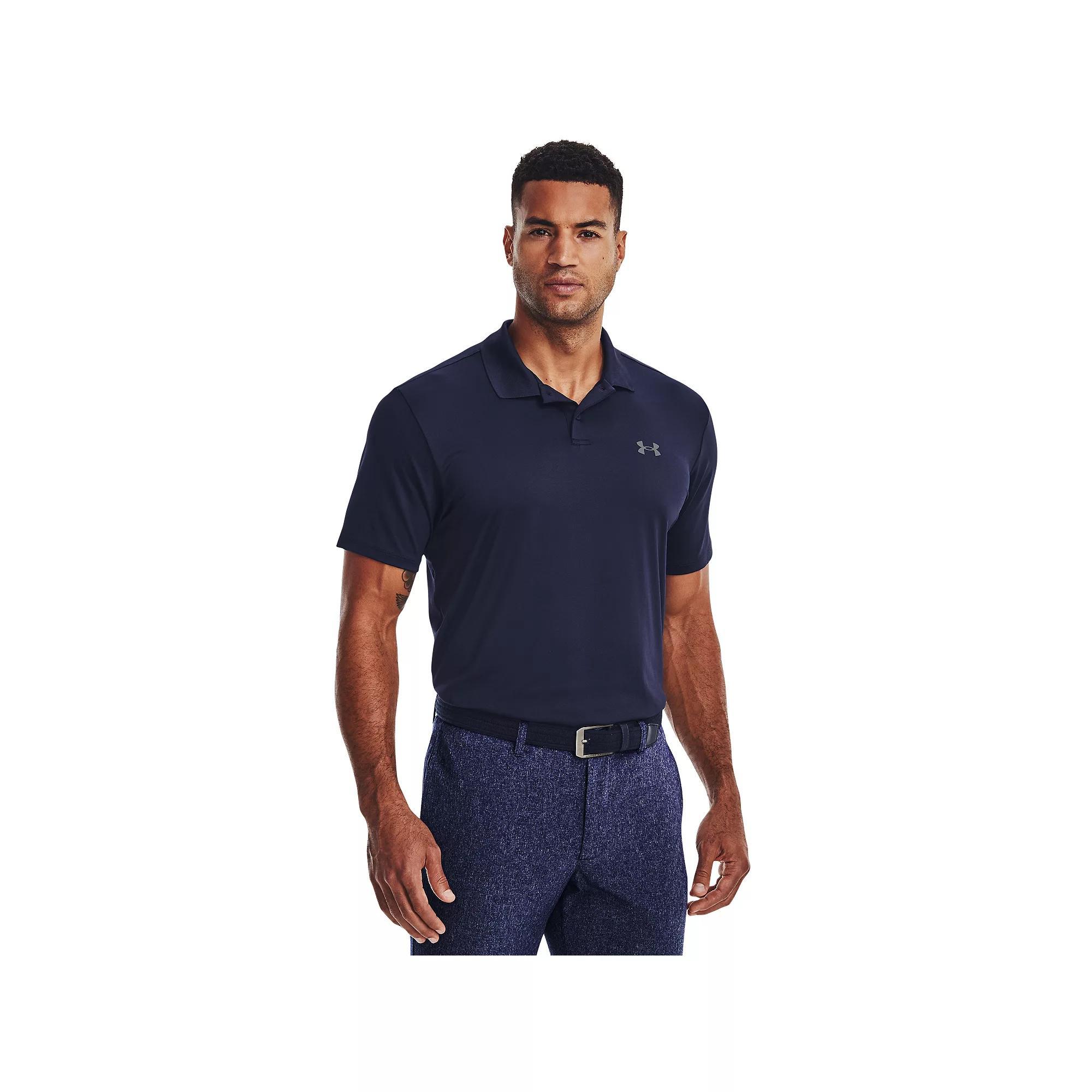 Men's Under Armour Performance 3.0 Polo, Size: Small, Black Navy Product Image