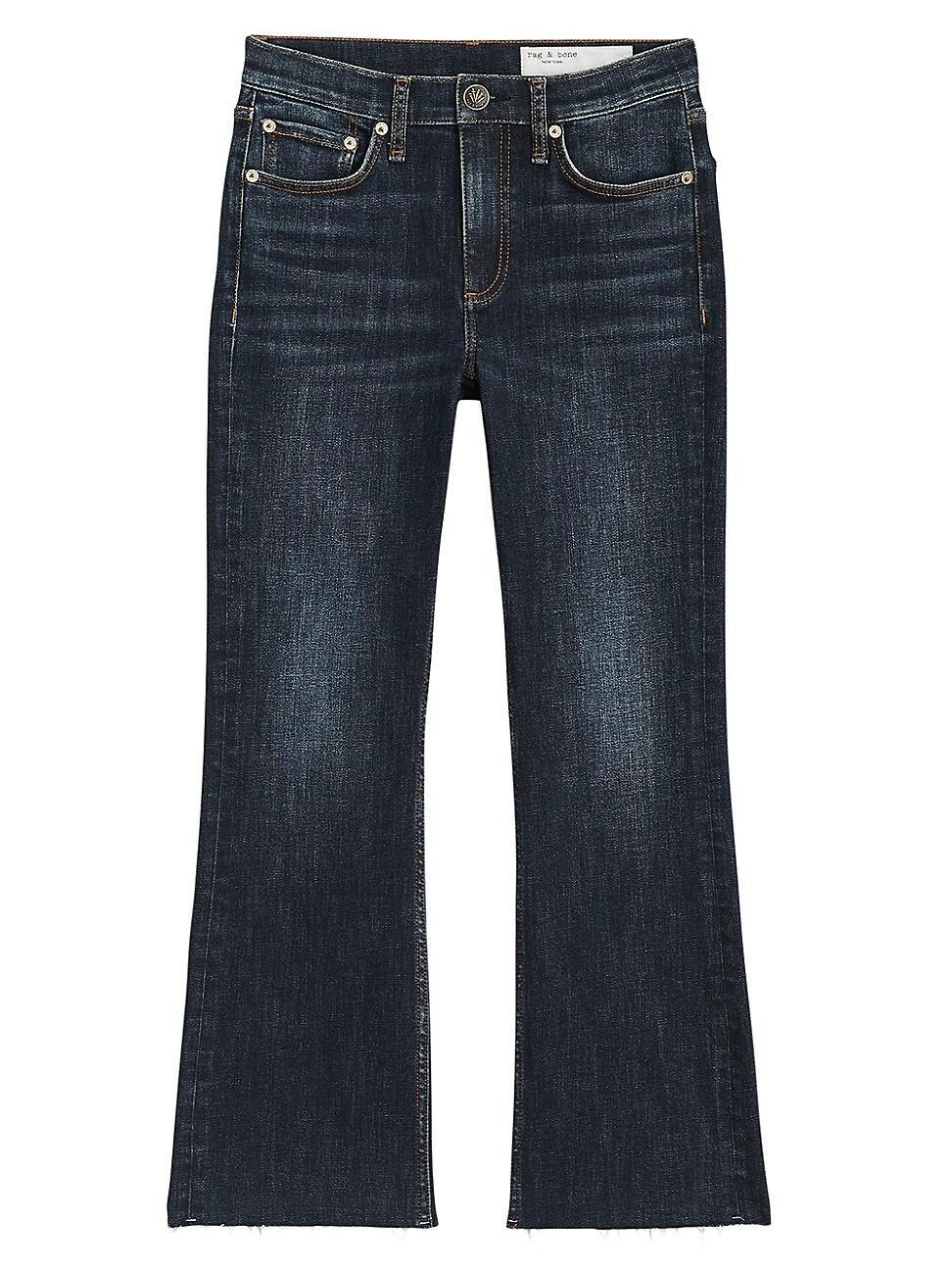 rag & bone Peyton High Rise Ankle Bootcut Jeans in Sienna Denim Product Image
