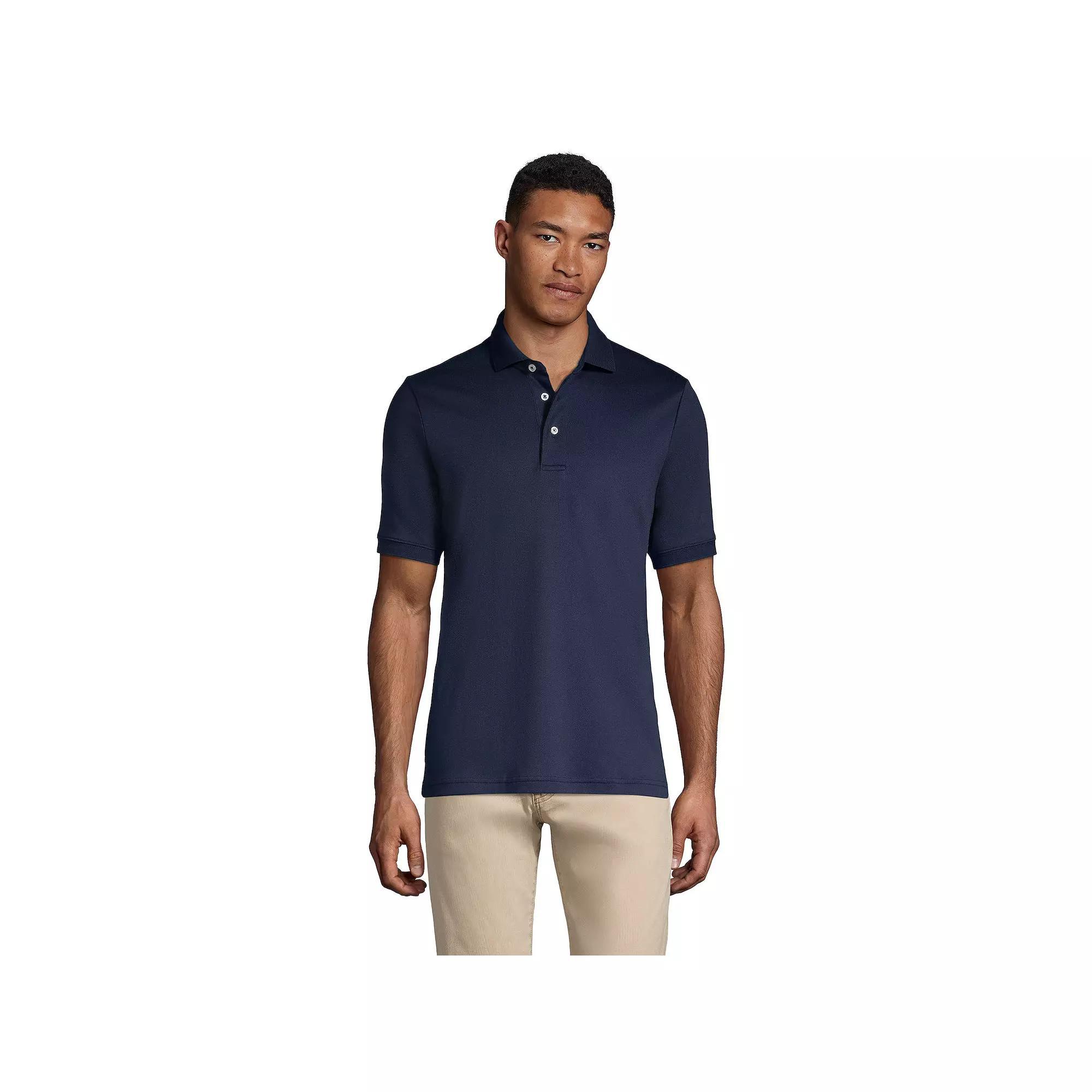 Big & Tall Lands End Classic-Fit Supima Polo, Mens Product Image