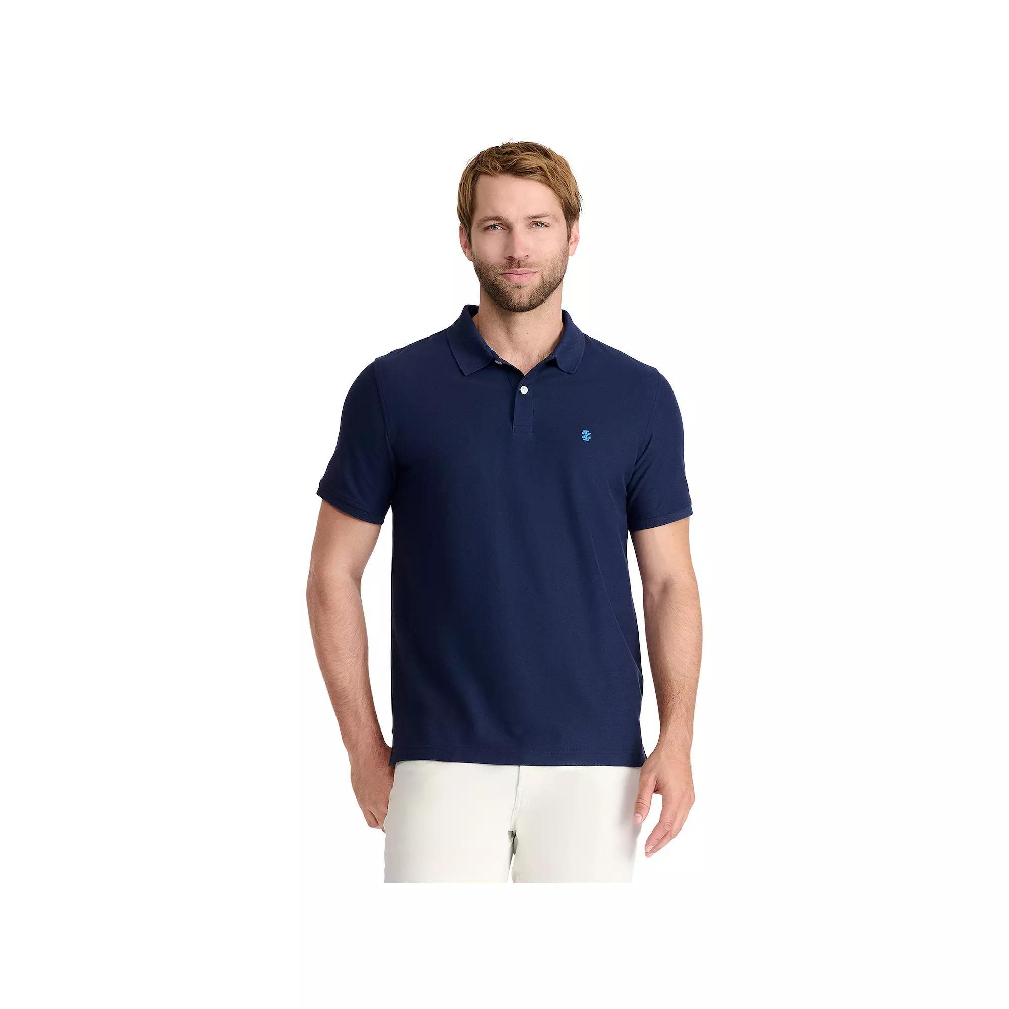 Men's IZOD Advantage Performance Solid Polo, Size: XXL, Blue Product Image