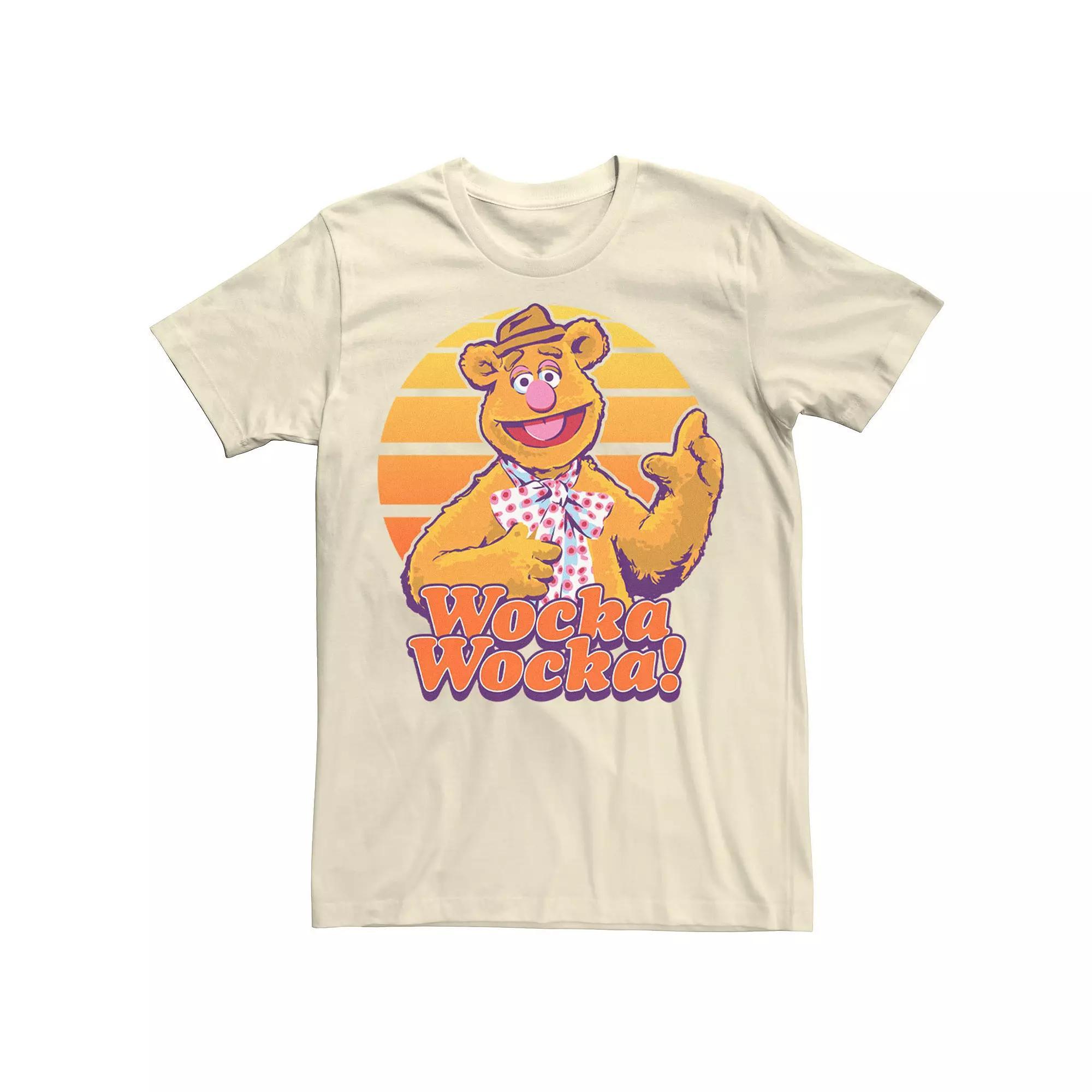 Disney's The Muppets Fozzie Bear Wocka Wocka Portrait Men's Tee, Size: Small, Natural Product Image