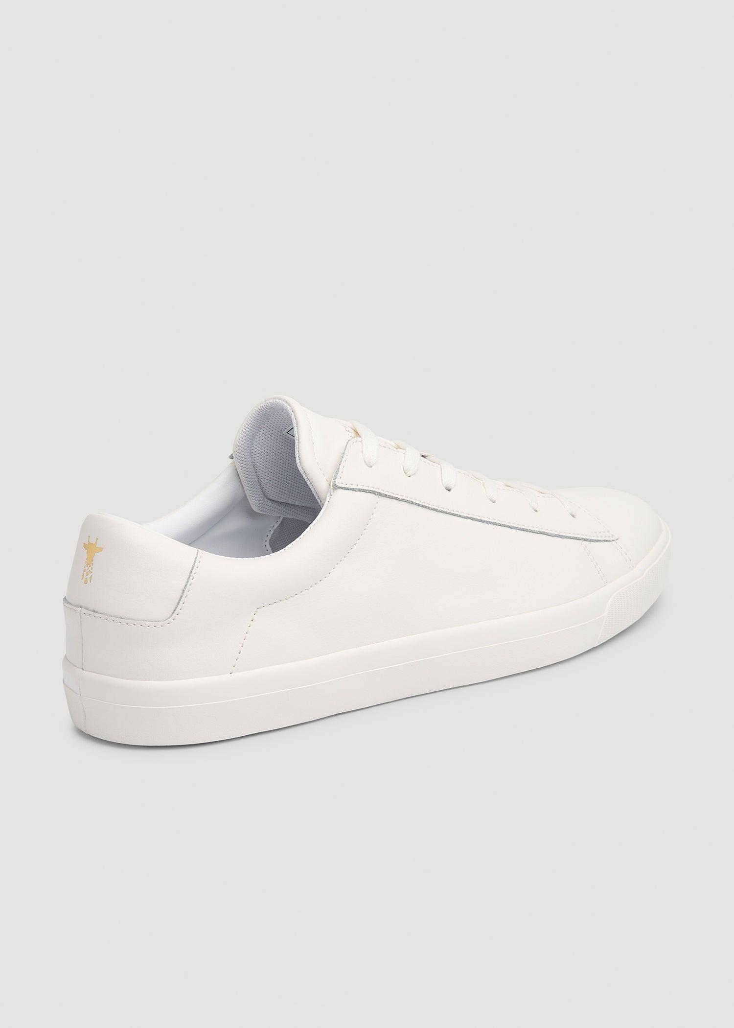 Tennis Sneaker for Tall Men in White Product Image